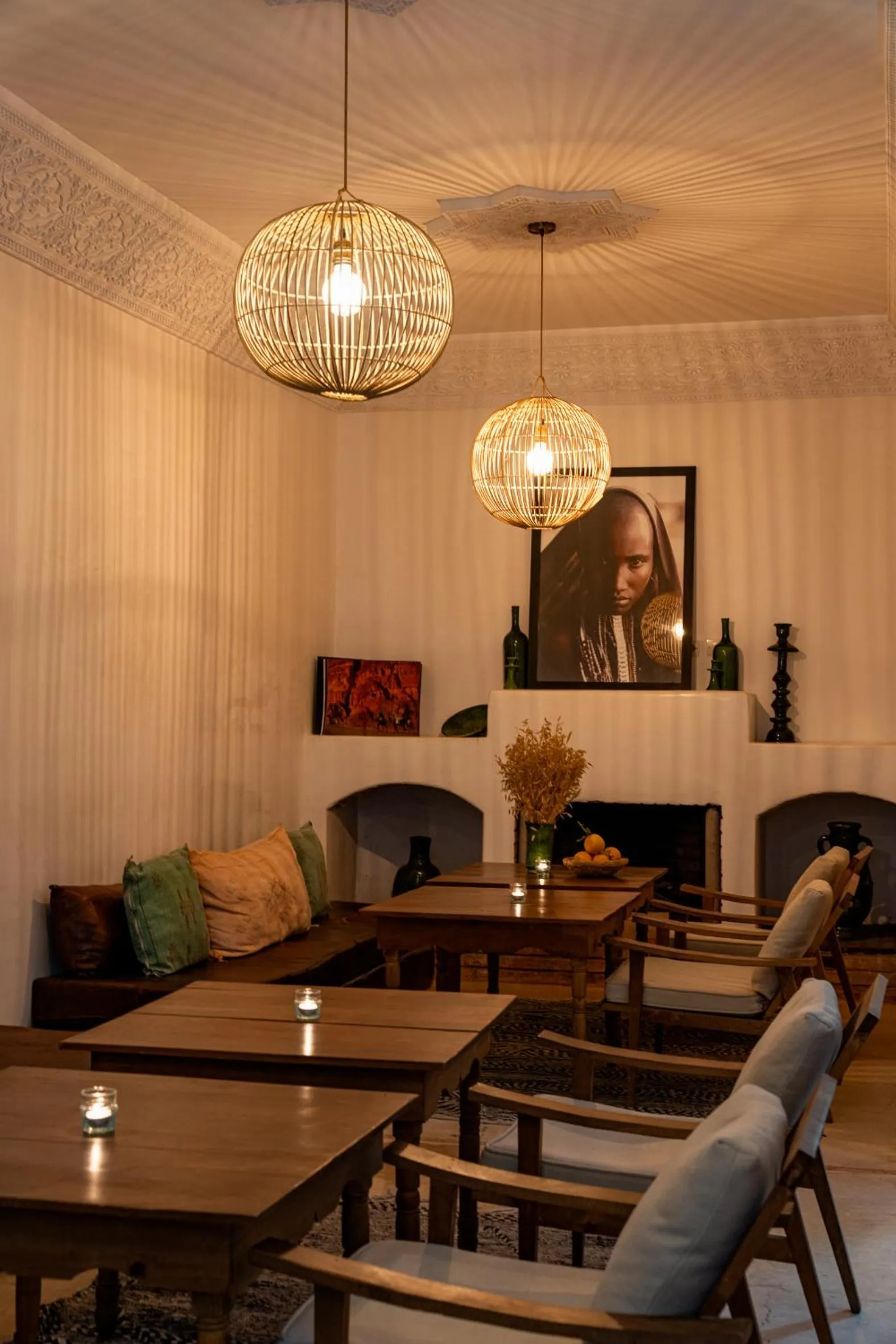 Living room in Riad l'Oiseau du Paradis