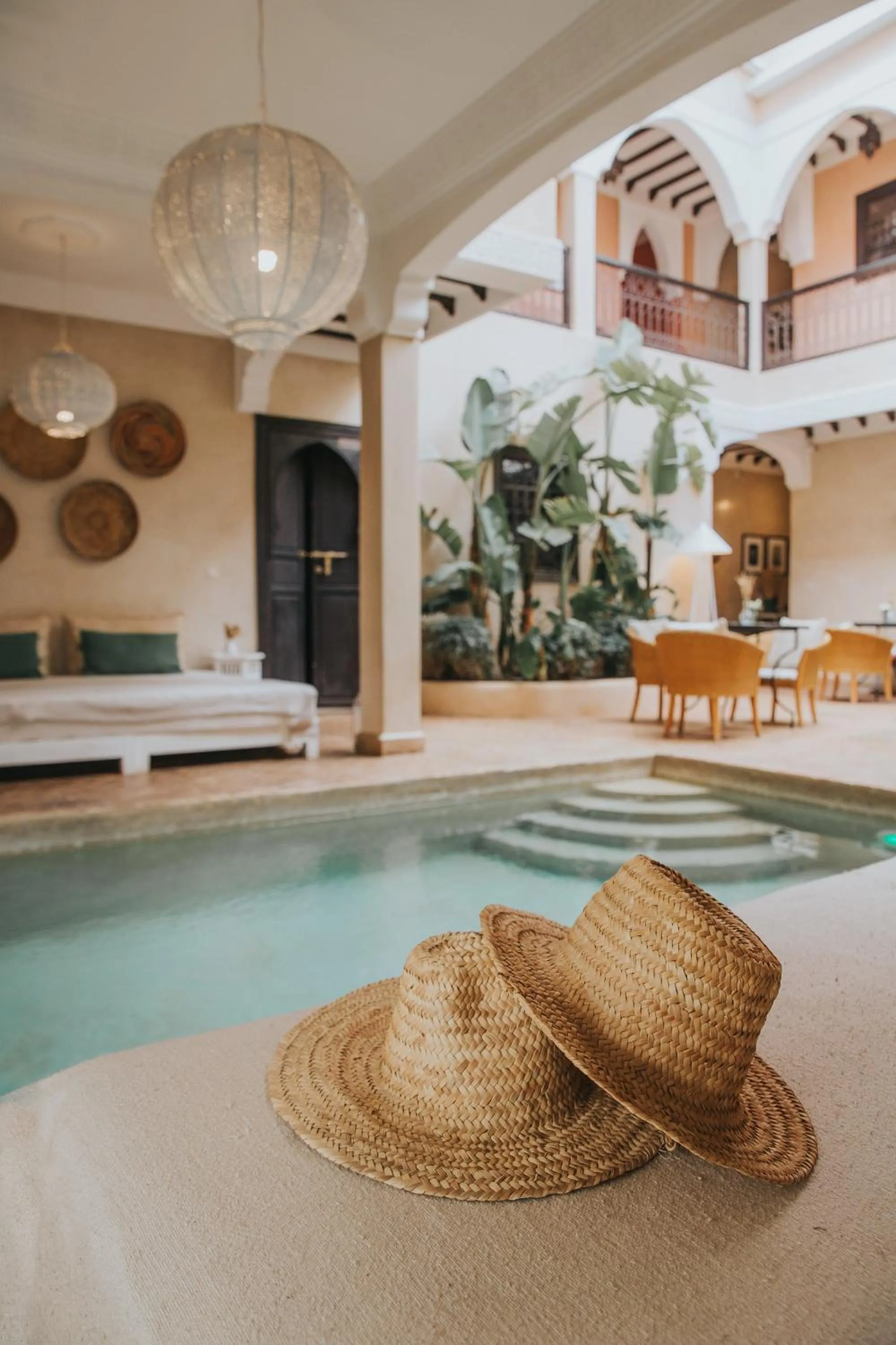 Swimming pool in Riad l'Oiseau du Paradis