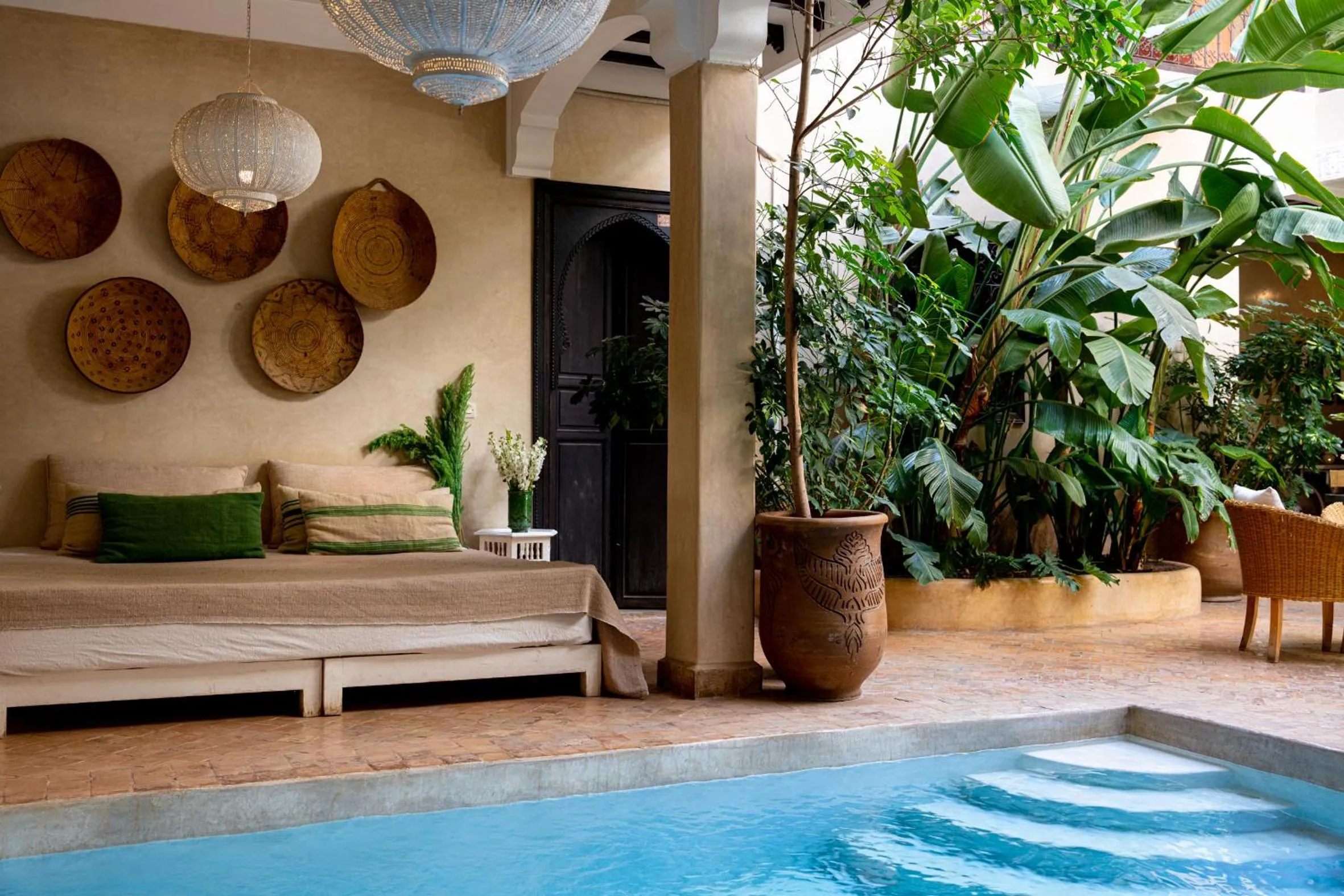 Swimming pool in Riad l'Oiseau du Paradis