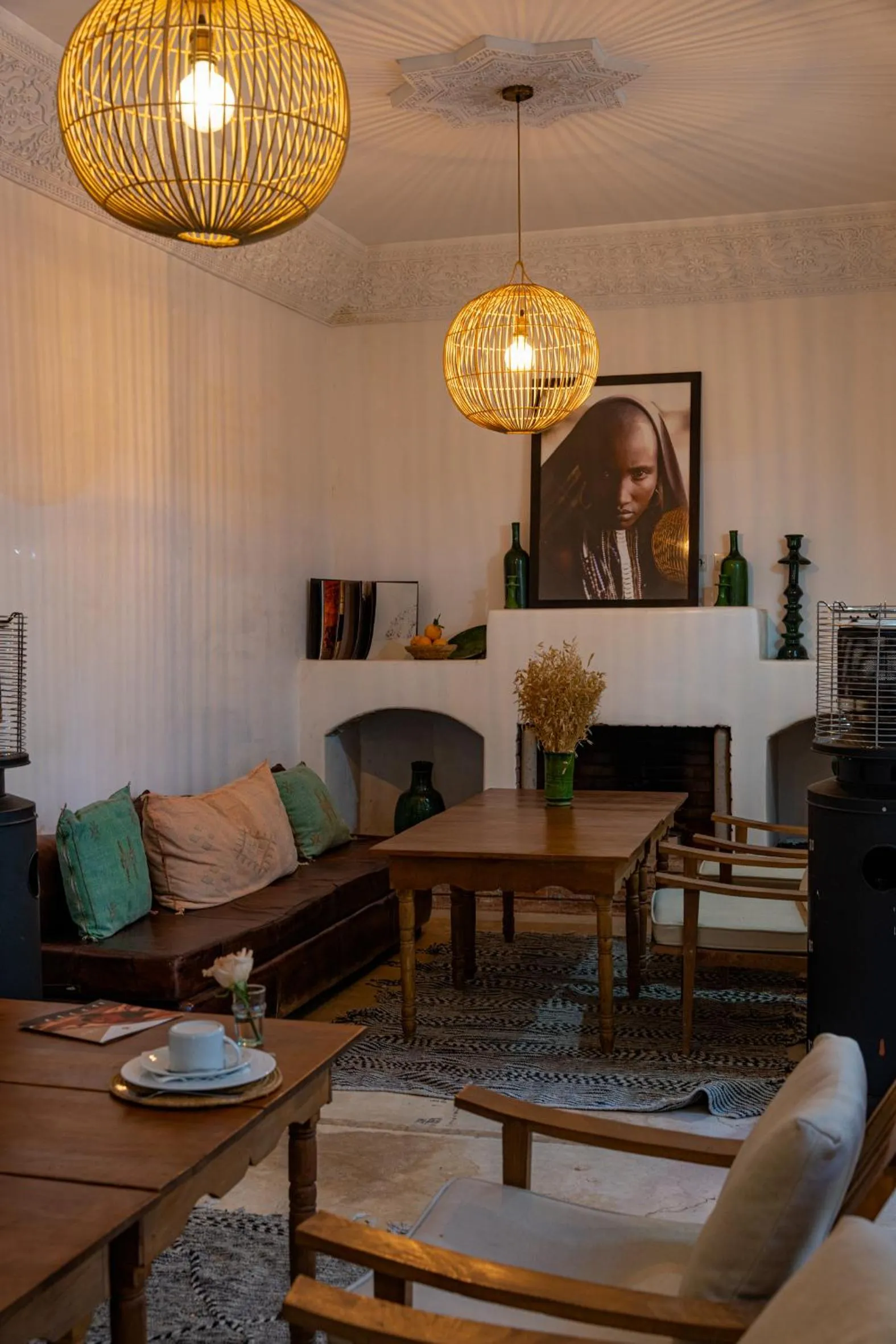 Living room in Riad l'Oiseau du Paradis