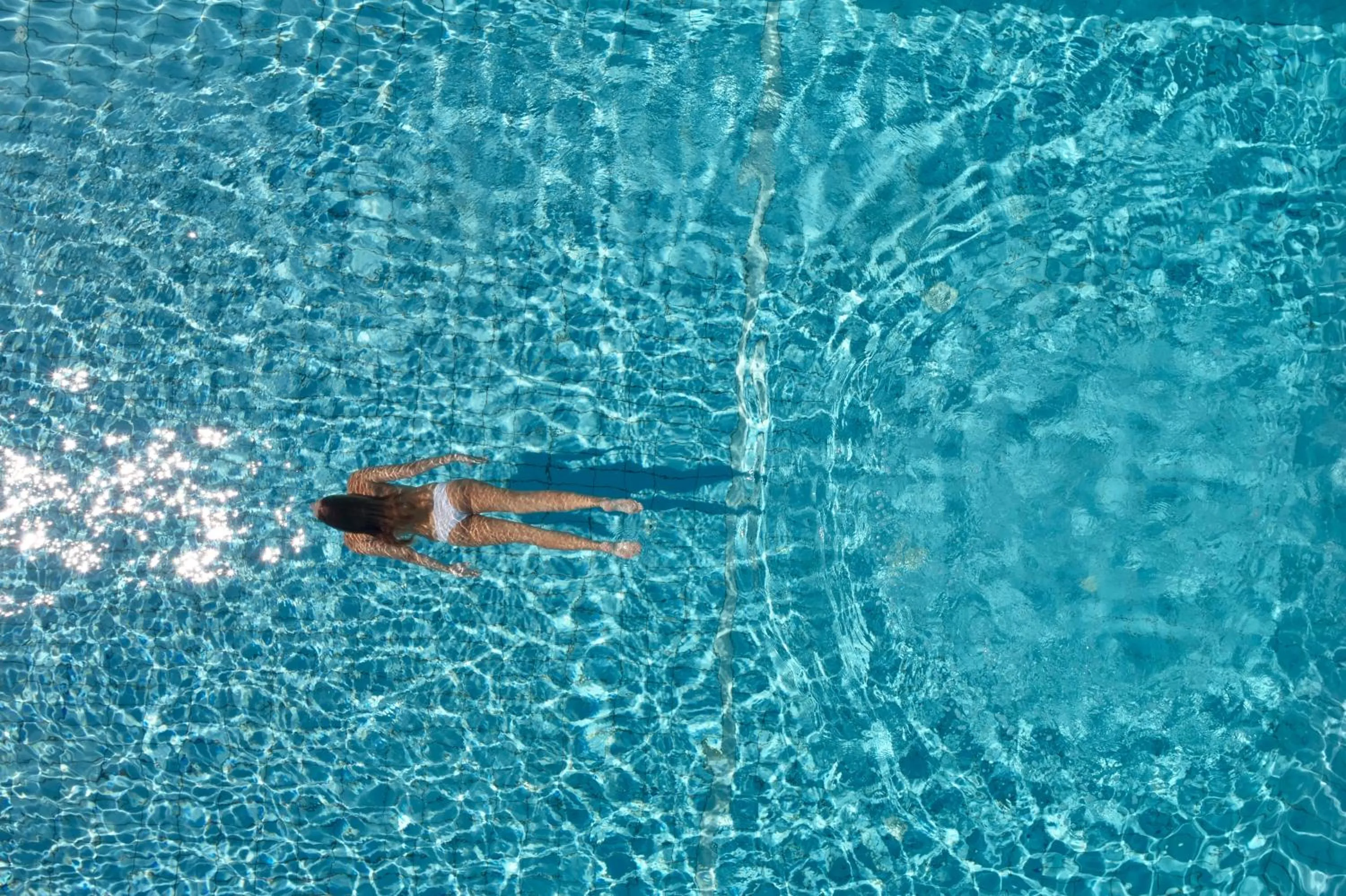 Swimming pool in Mr and Mrs White Paros