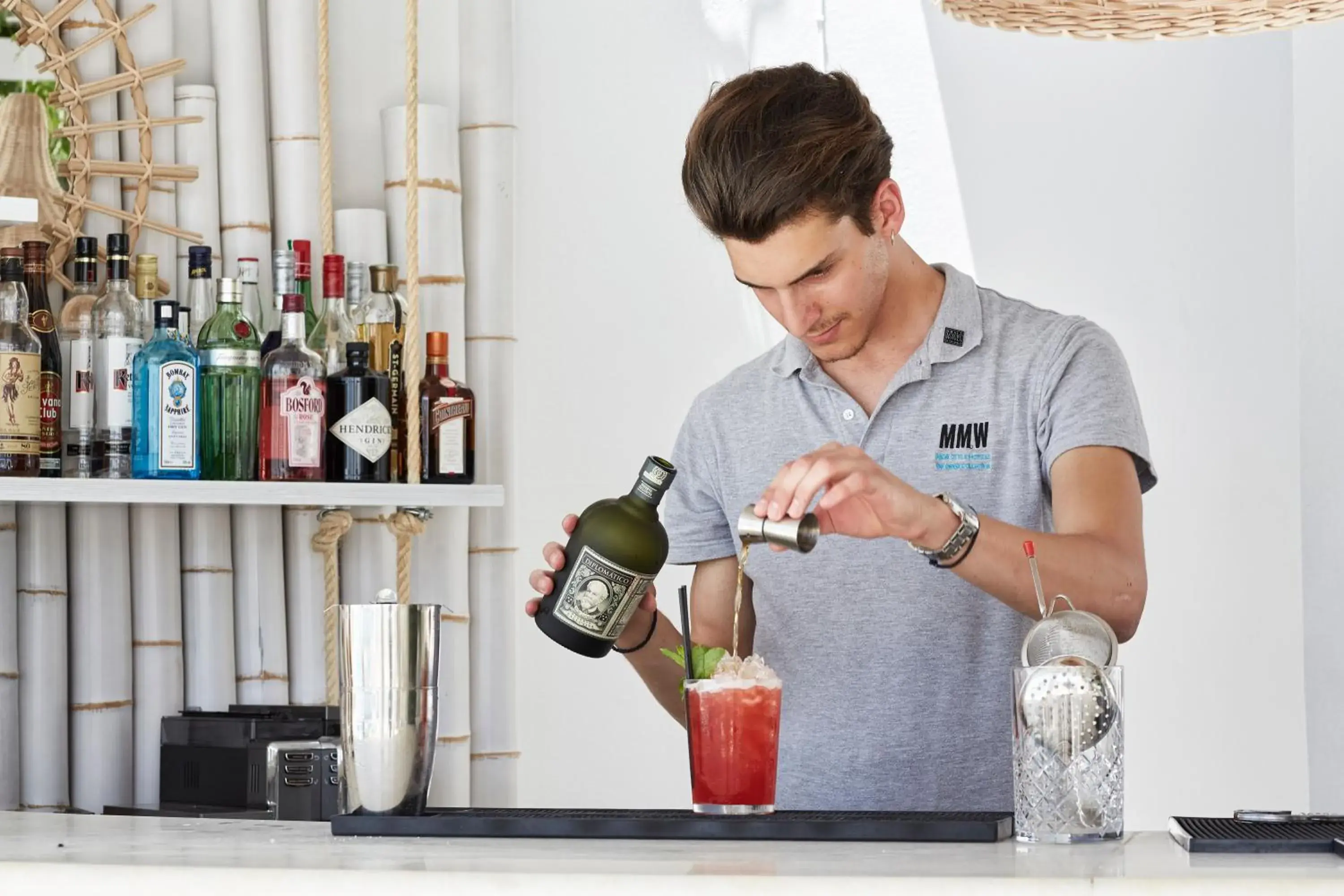 Lounge or bar in Mr and Mrs White Paros Lounge or bar in Mr and Mrs White Paros