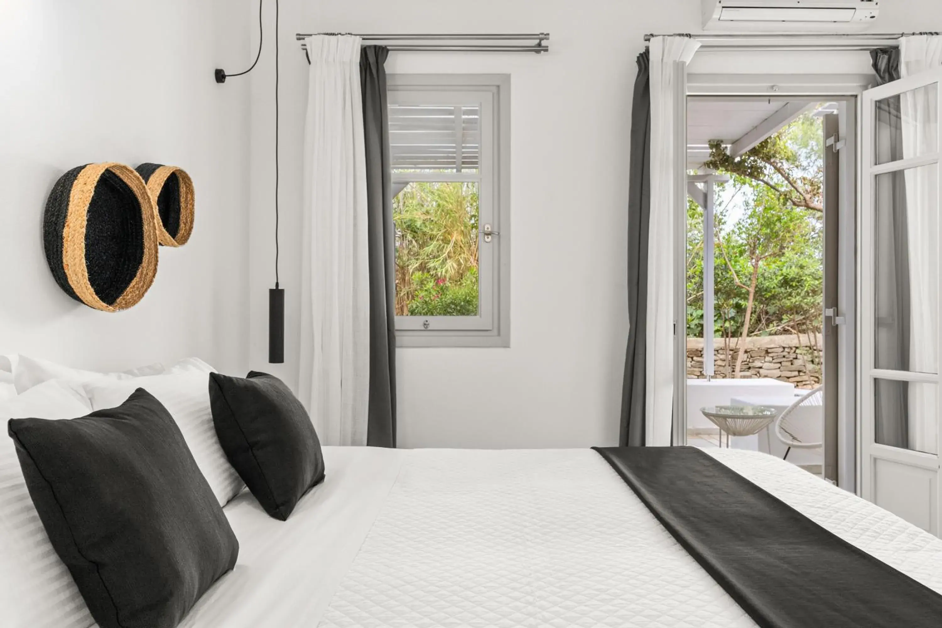 Bed in Mr and Mrs White Paros Bed in Mr and Mrs White Paros