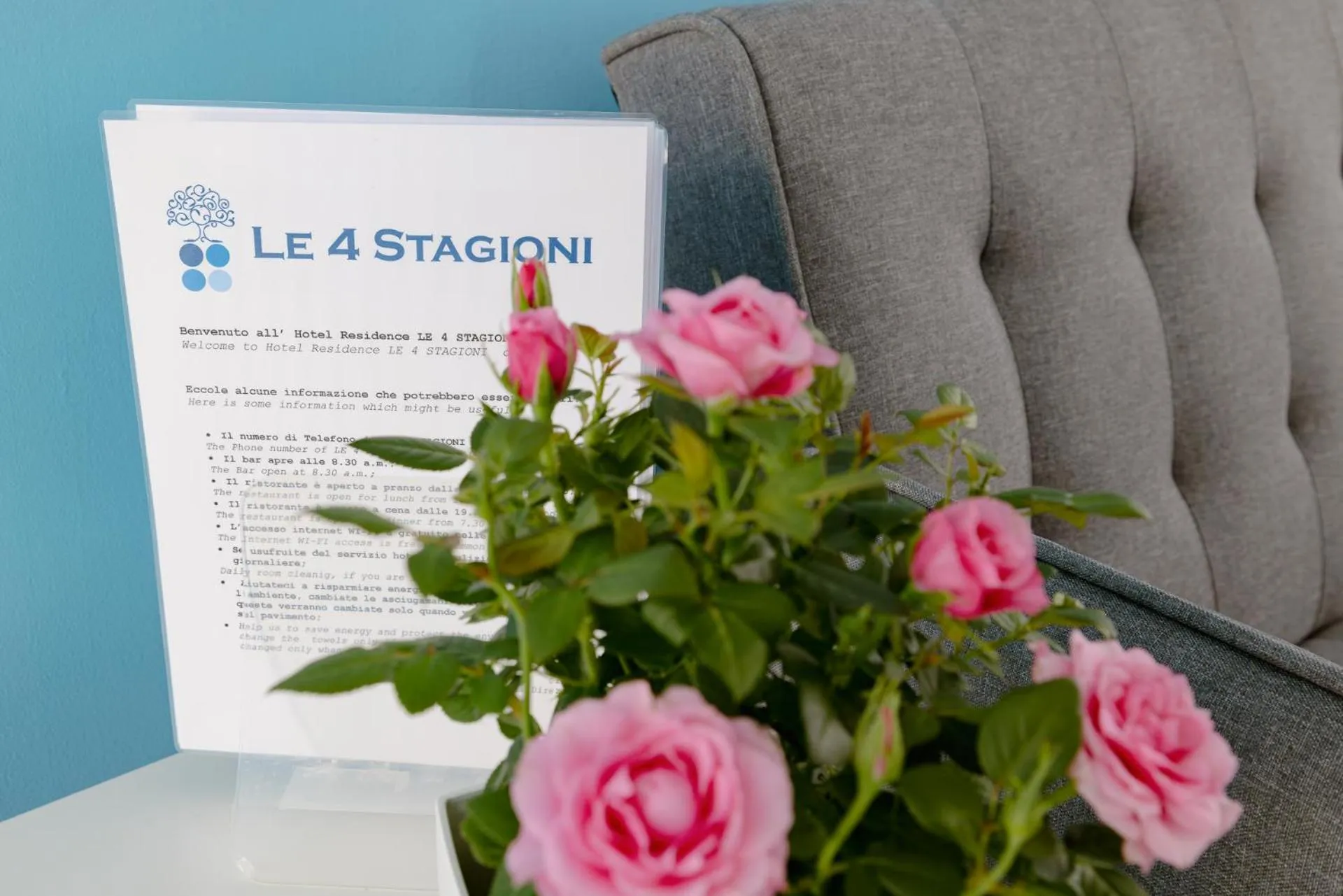 Living room in Residence Le 4 Stagioni