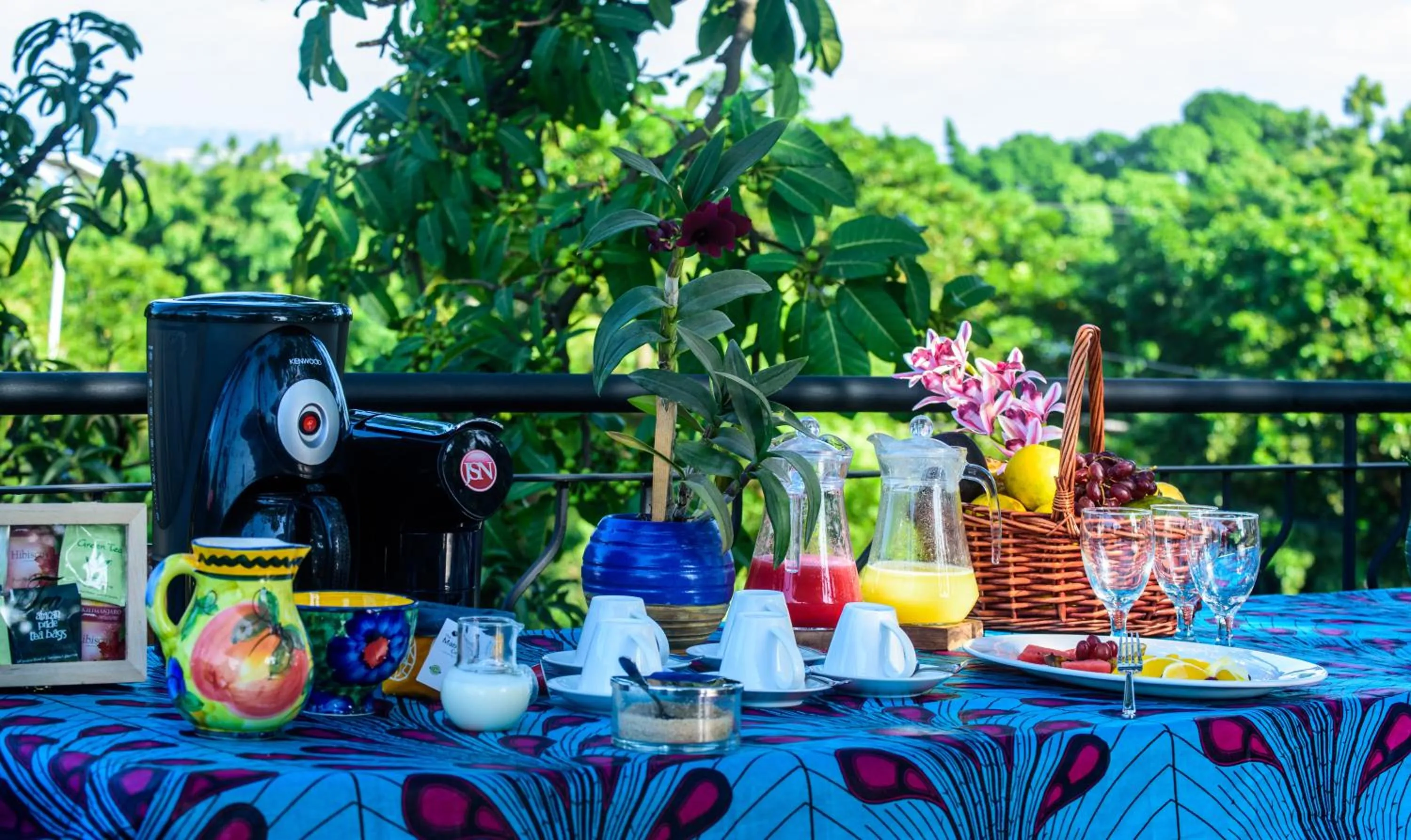 Continental breakfast in Fig Tree Residences