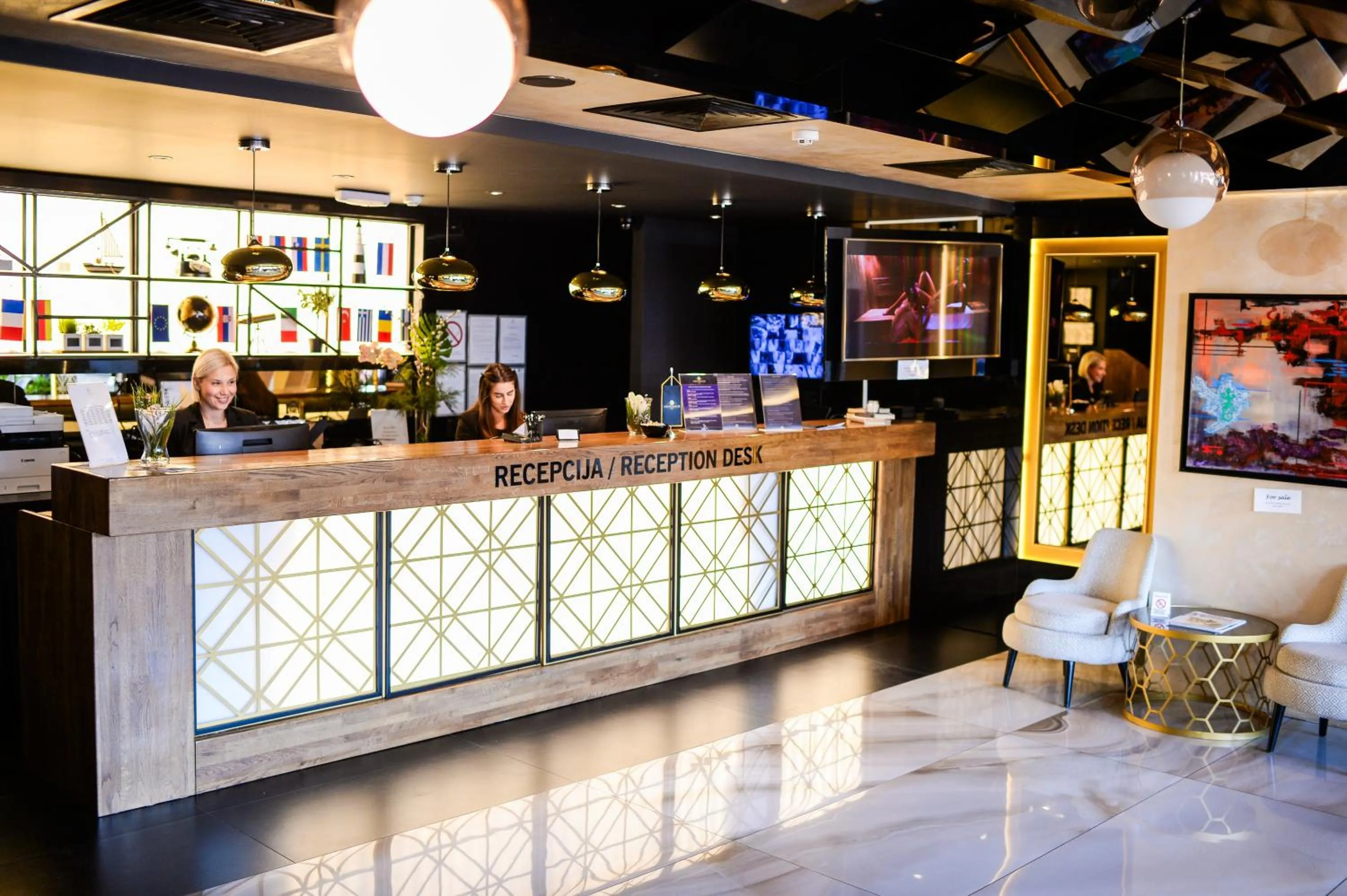 Lobby or reception in Amsterdam Hotel