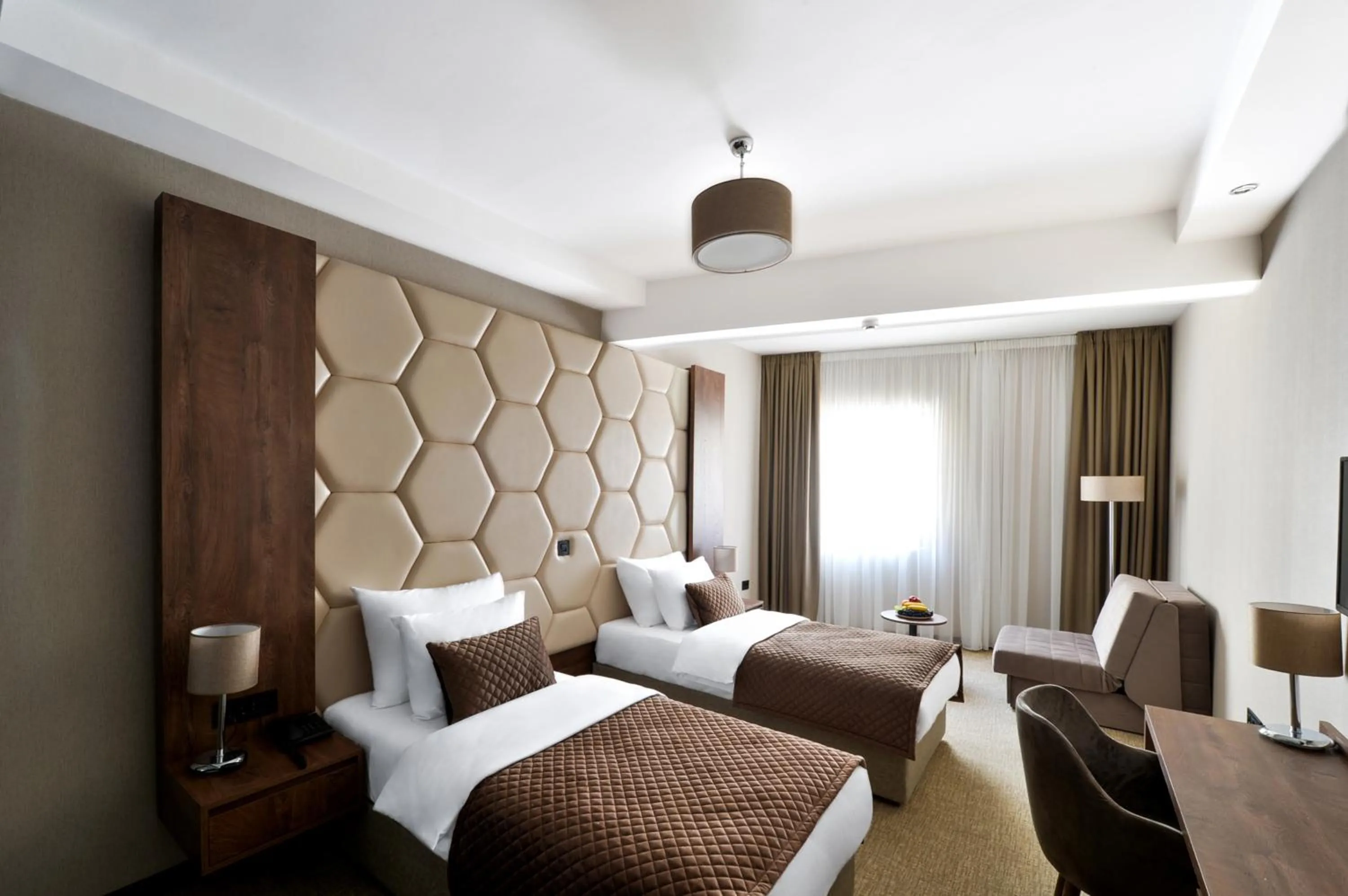 Bed in Amsterdam Hotel