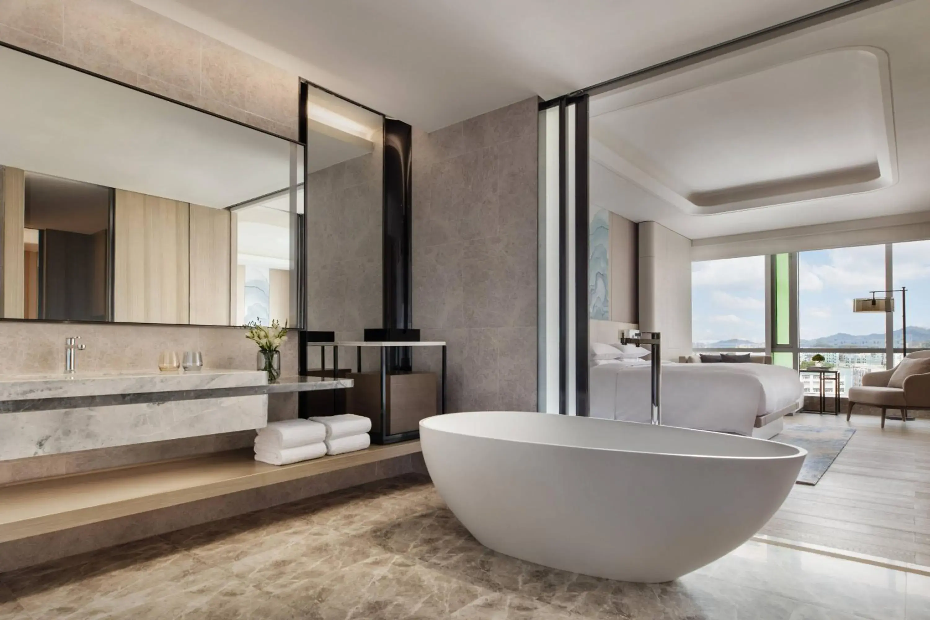 Bathroom in Courtyard by Marriott Shenzhen Northwest