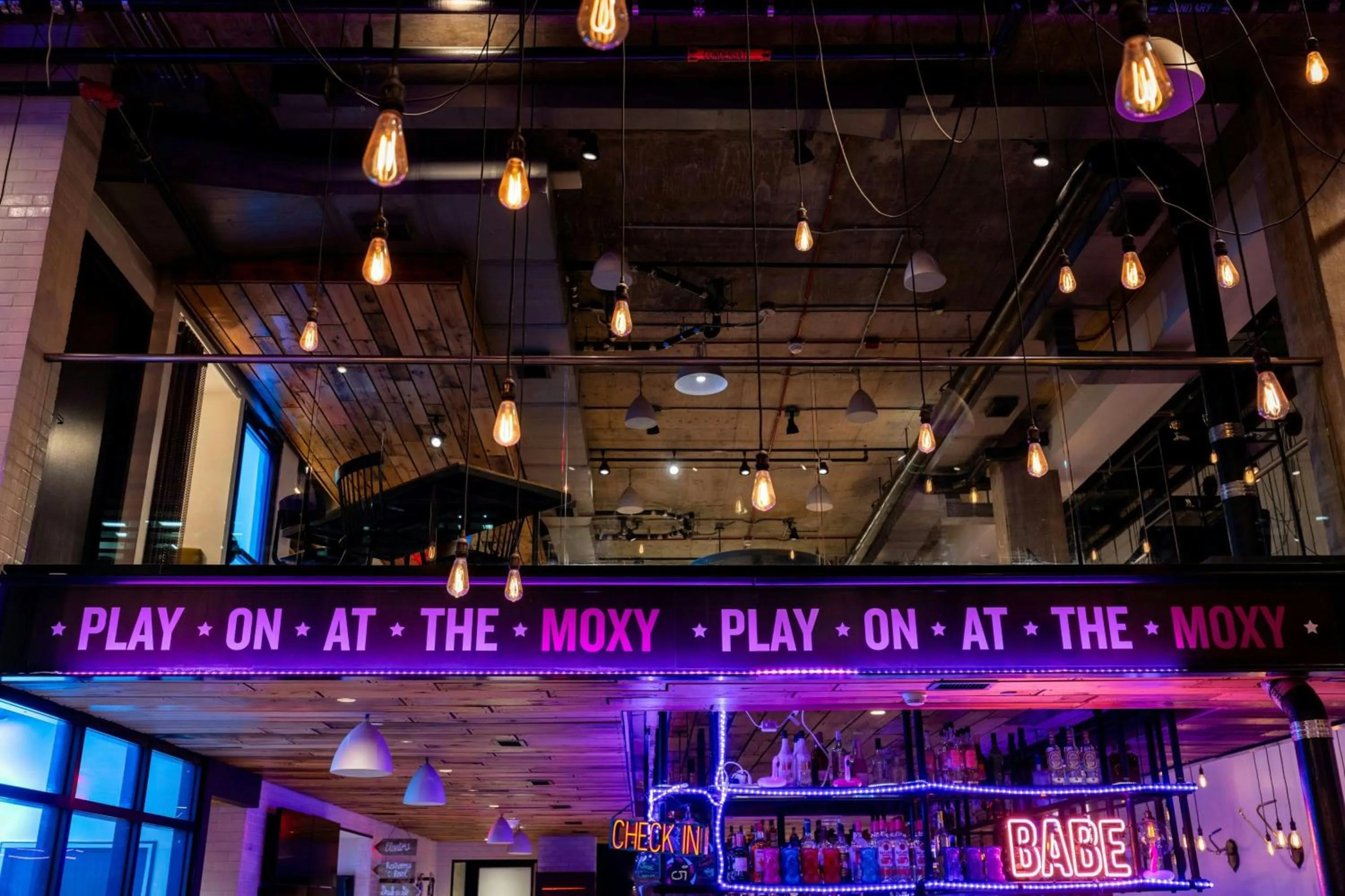 Lounge or bar in Moxy Washington, DC Downtown