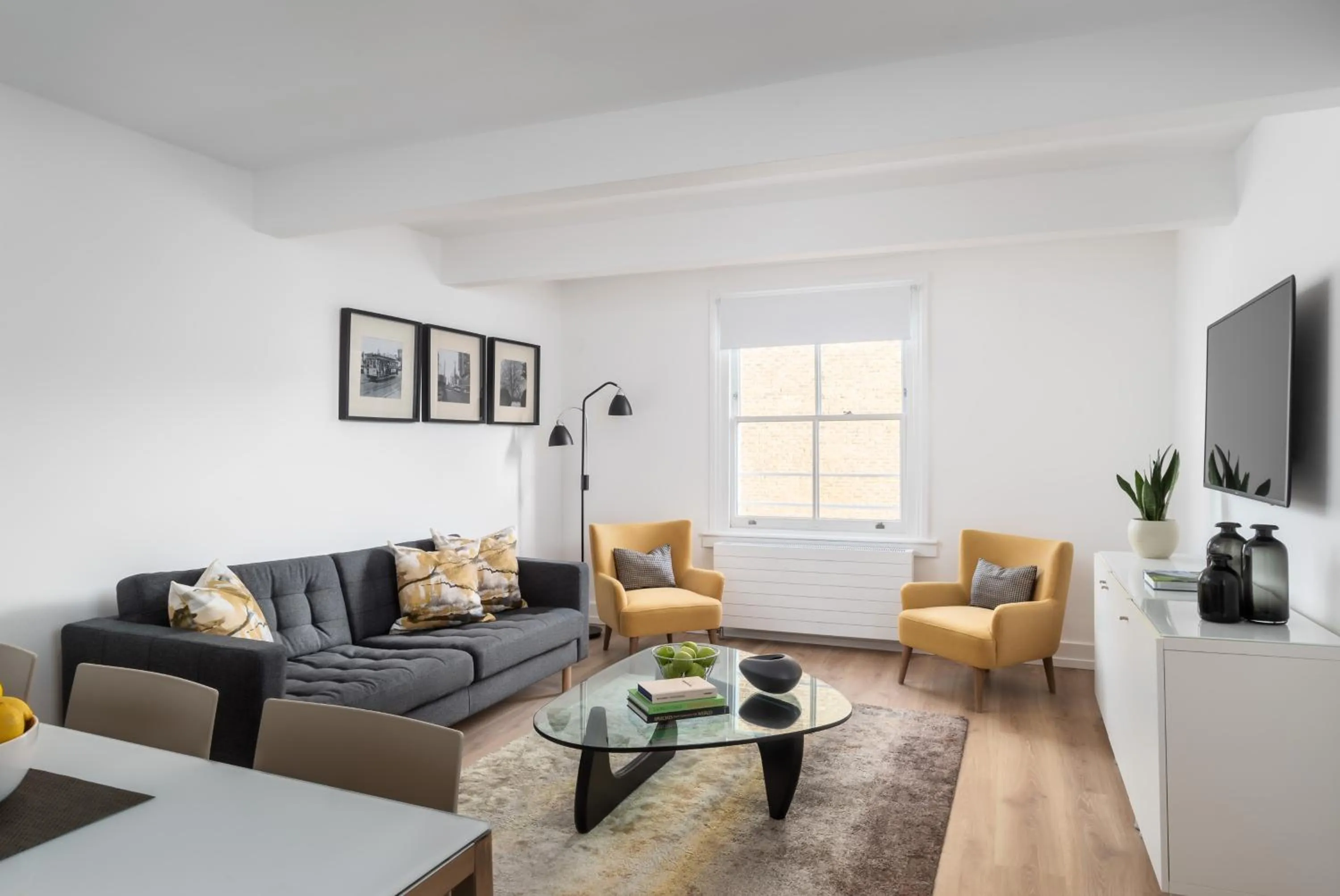 Living room in Nevern Place by Supercity Aparthotels