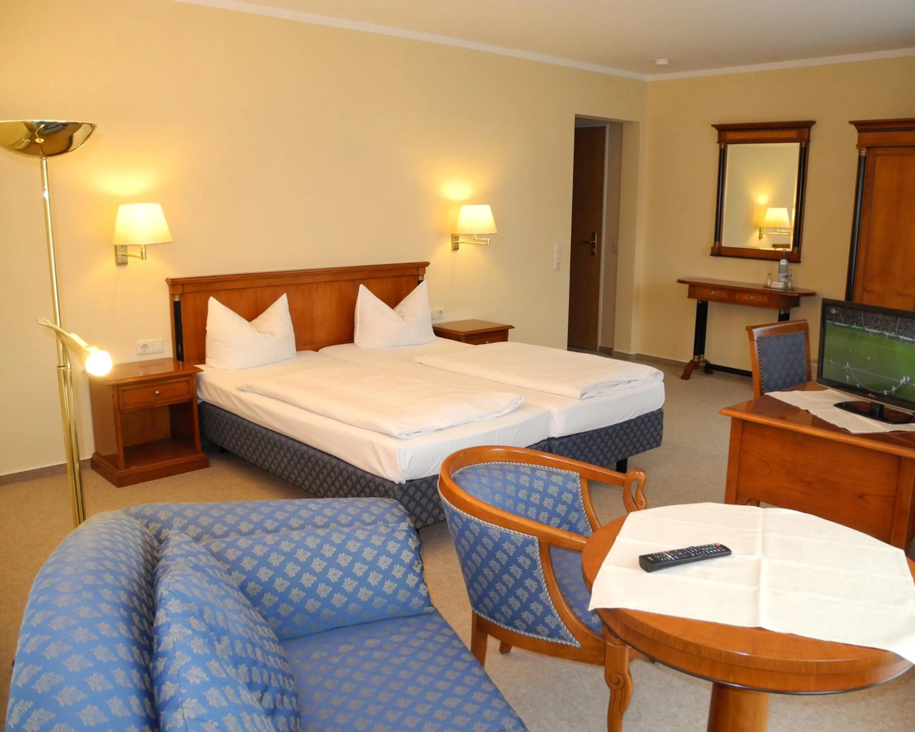 Bed in Pension Kühne