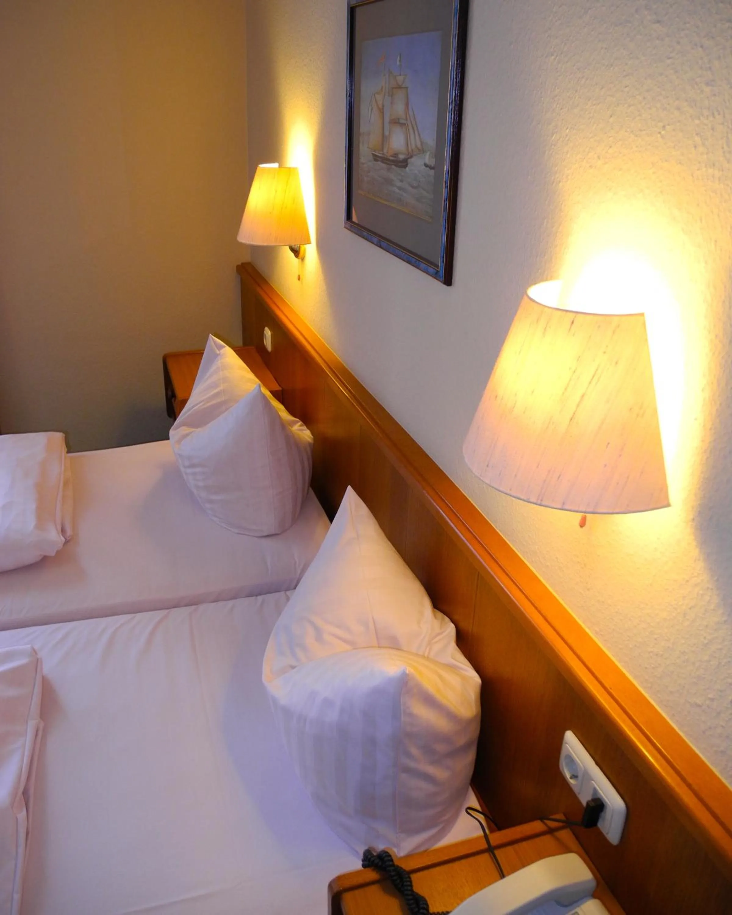 Bed in Pension Kühne