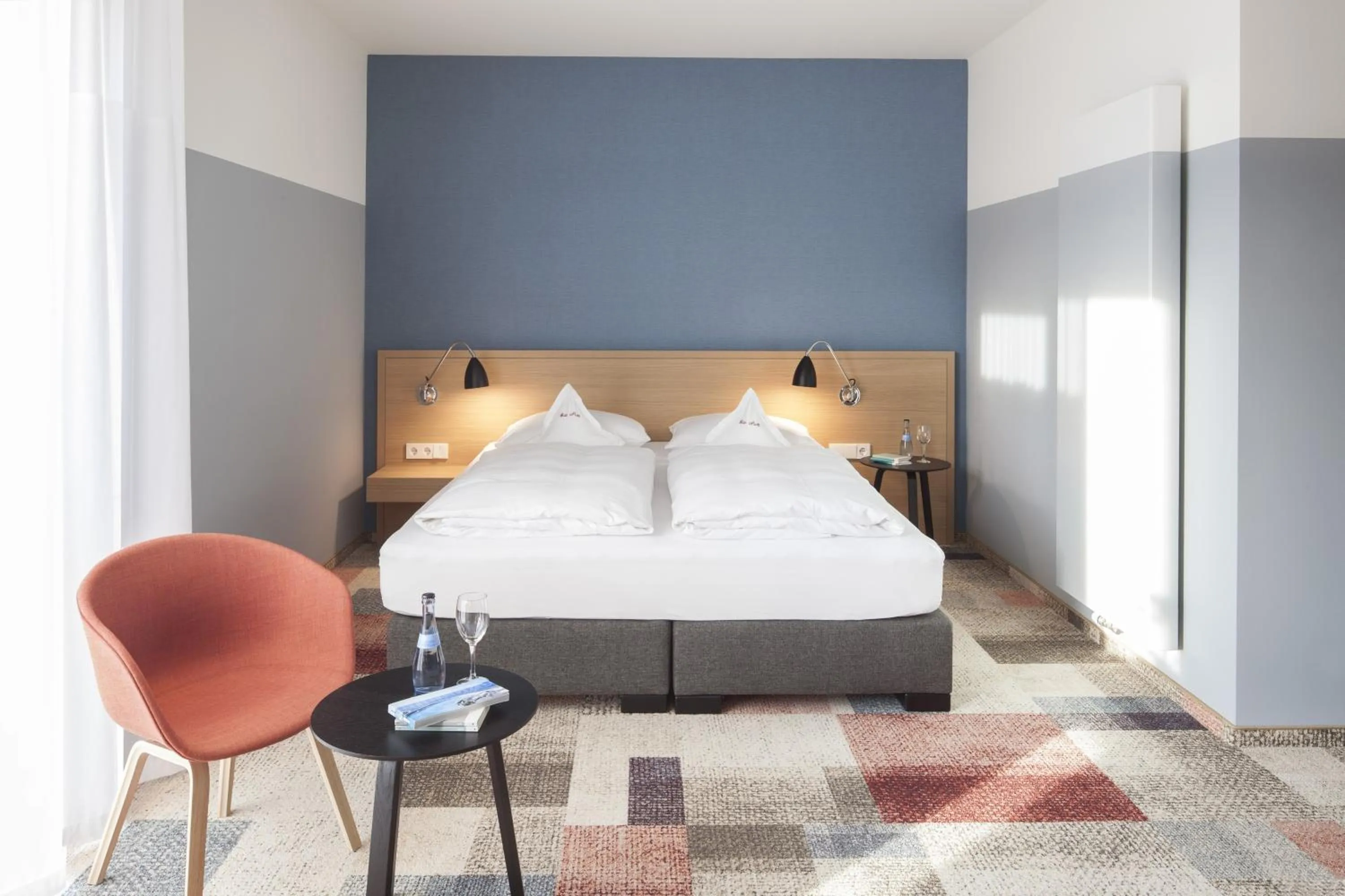 Bed in Hotel Schwanen