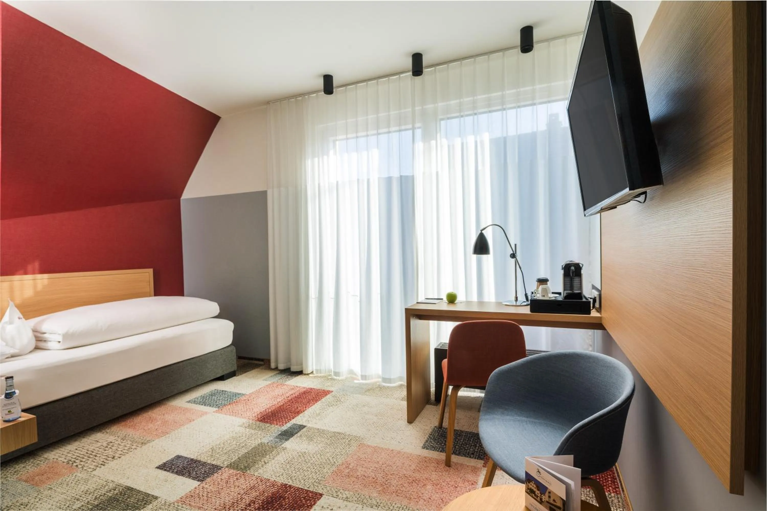 Bed in Hotel Schwanen