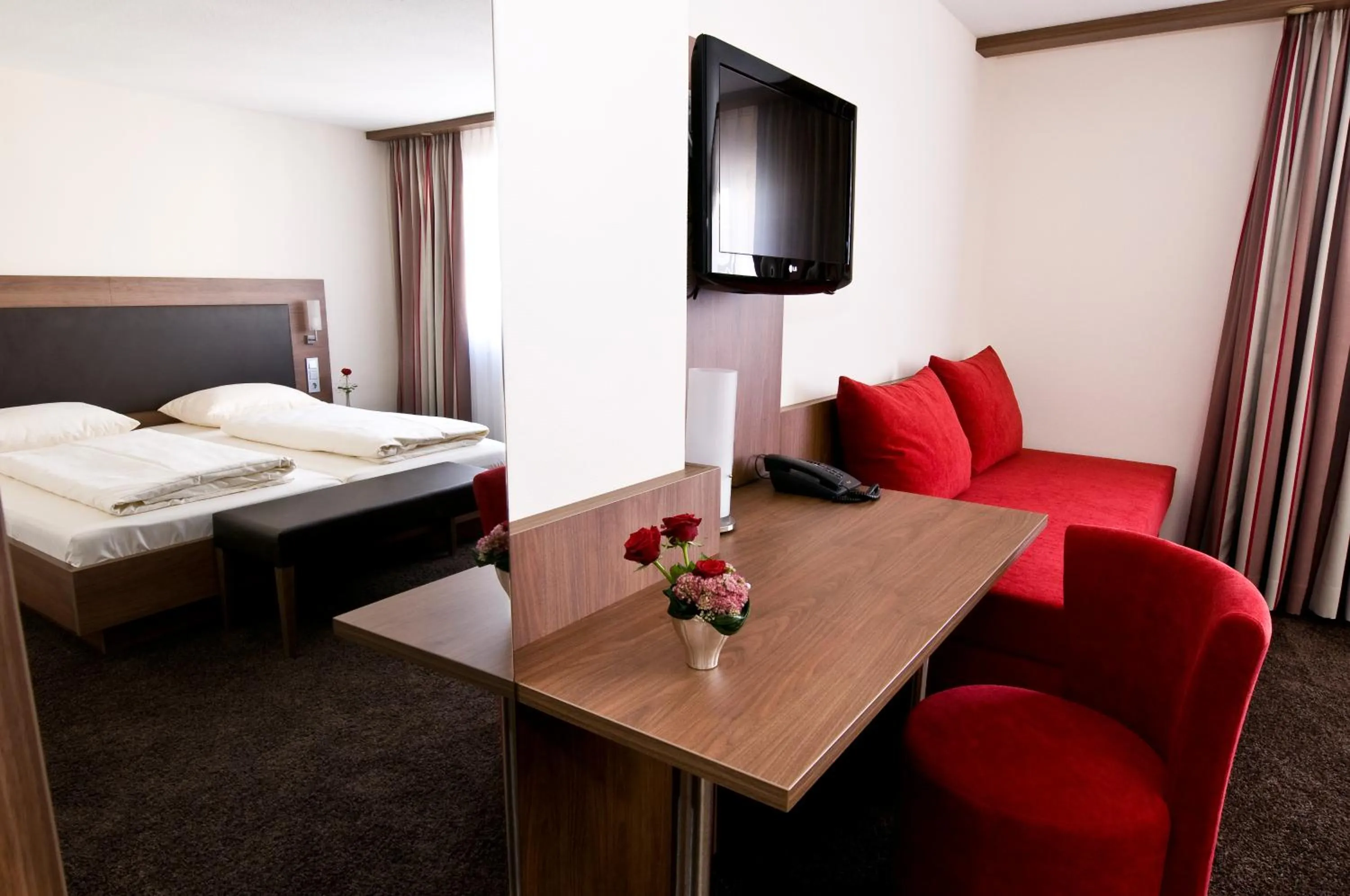 Bed in Hotel Schwanen