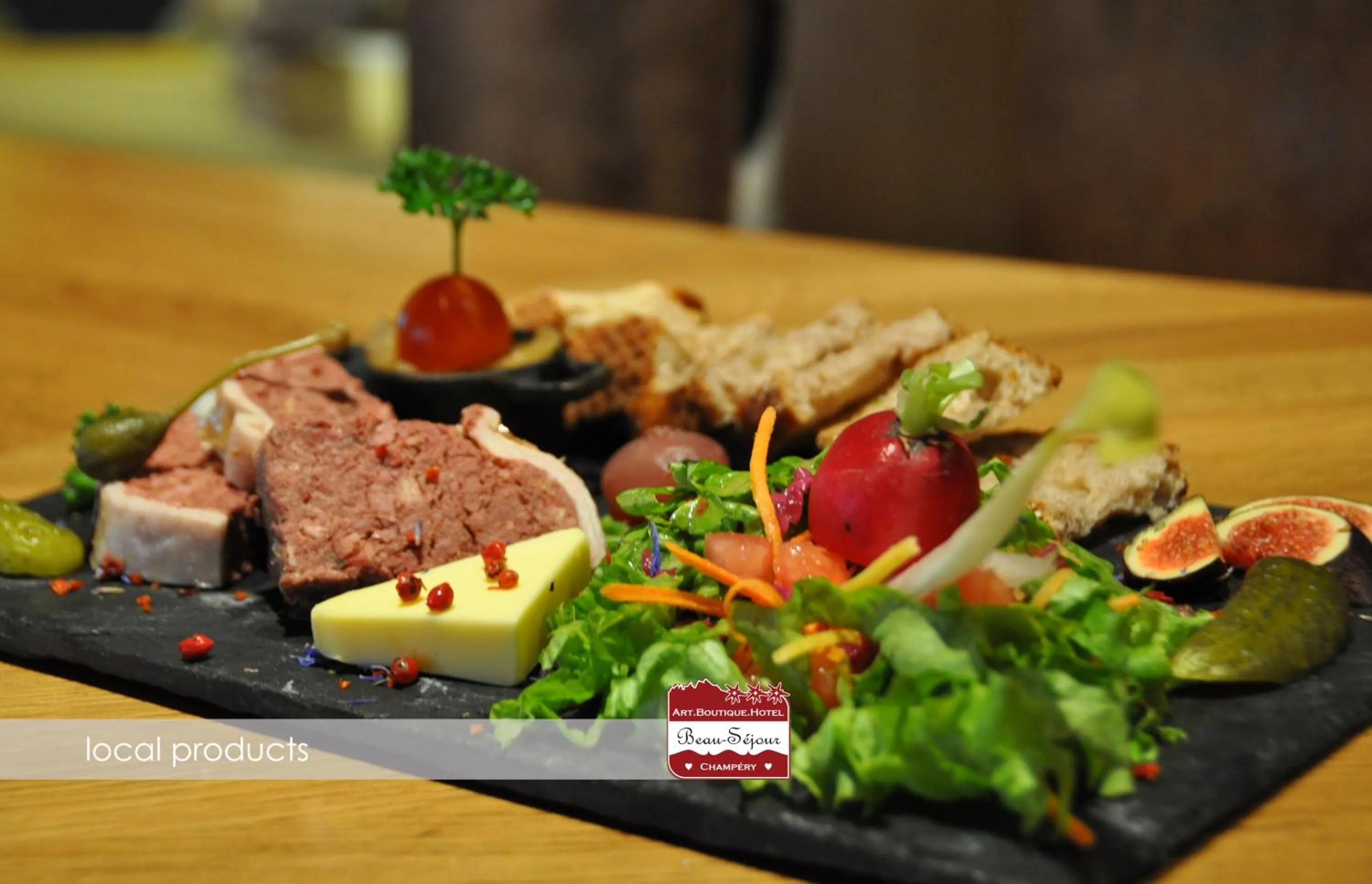 Food close-up in Lifestyle Rooms & Suites by Beau-Séjour