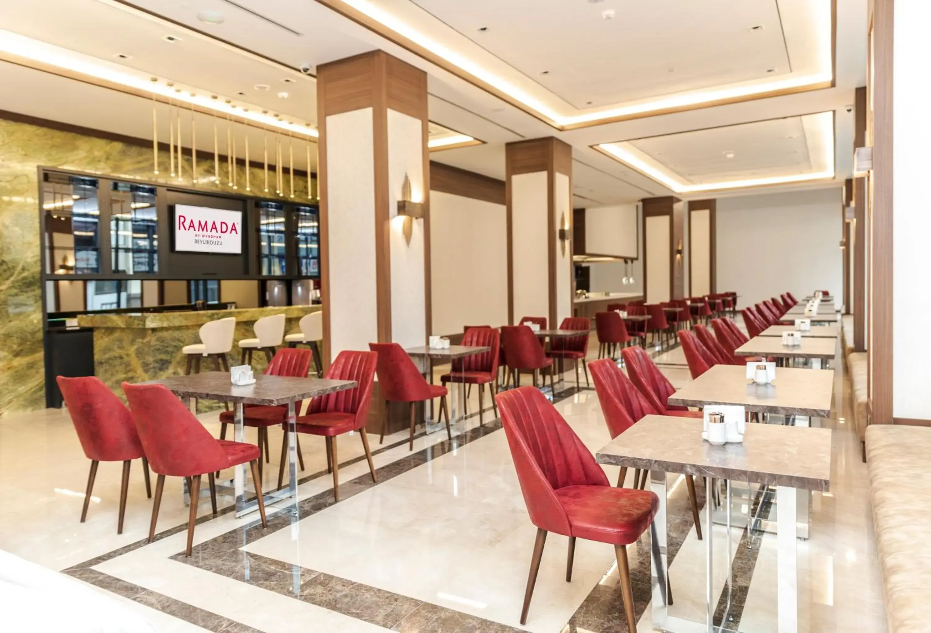 Buffet breakfast in Ramada by Wyndham Beylikduzu Buffet breakfast in Ramada by Wyndham Beylikduzu