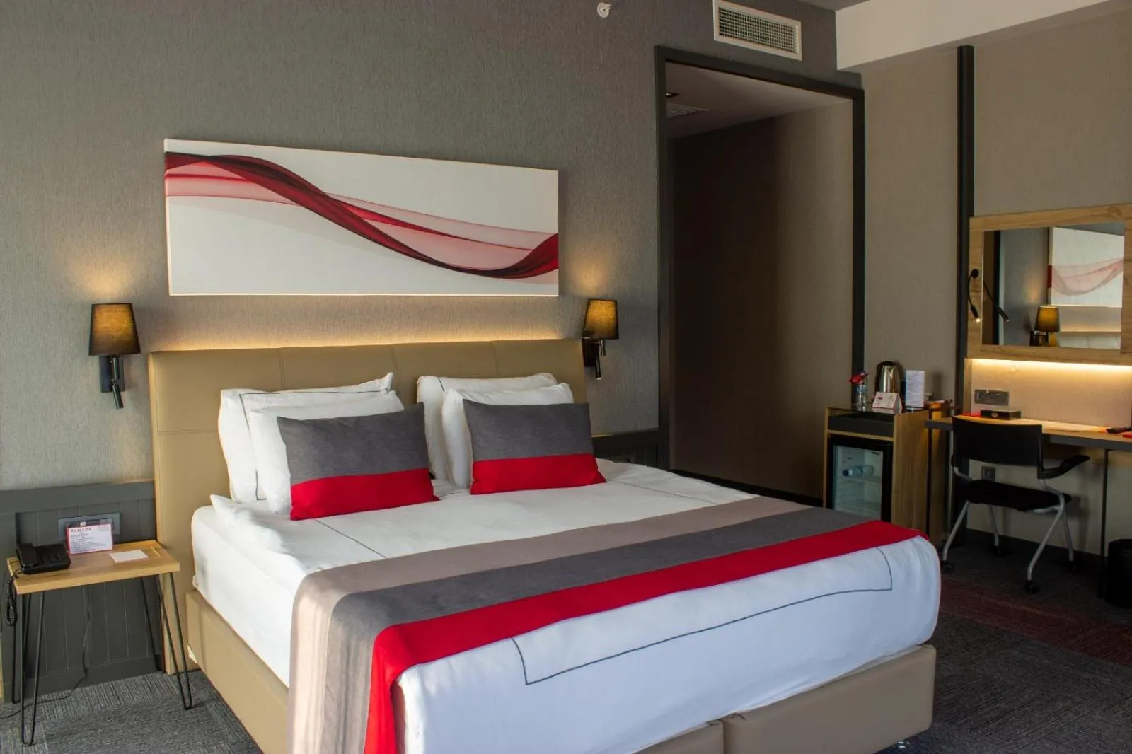 Bedroom, Bed in Ramada By Wyndham Tire