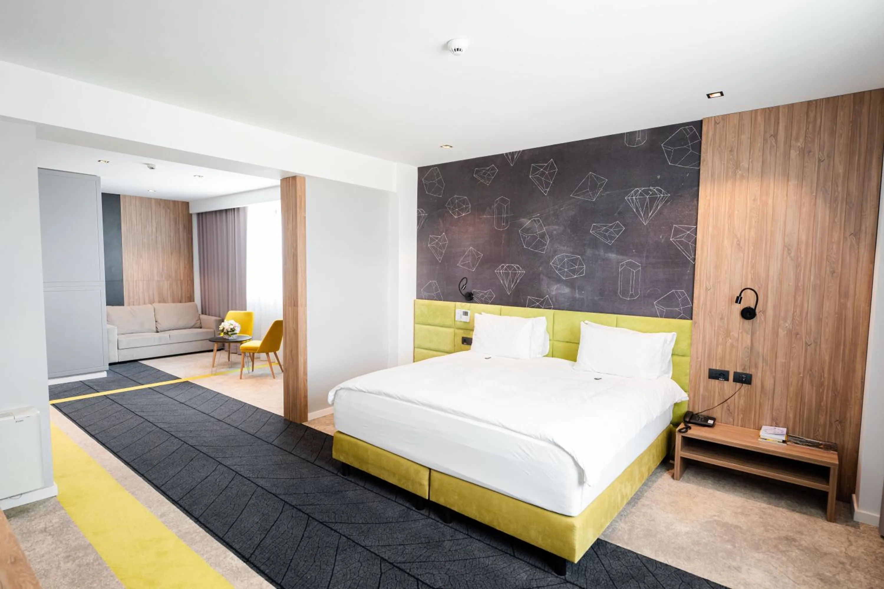 Bed in Mandachi Hotel & SPA