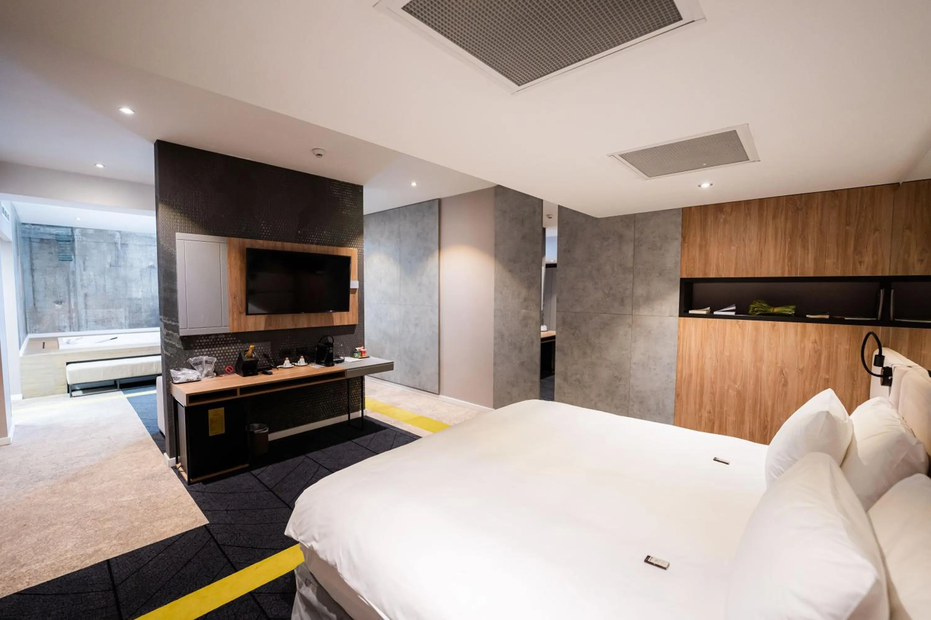 Bed in Mandachi Hotel & SPA