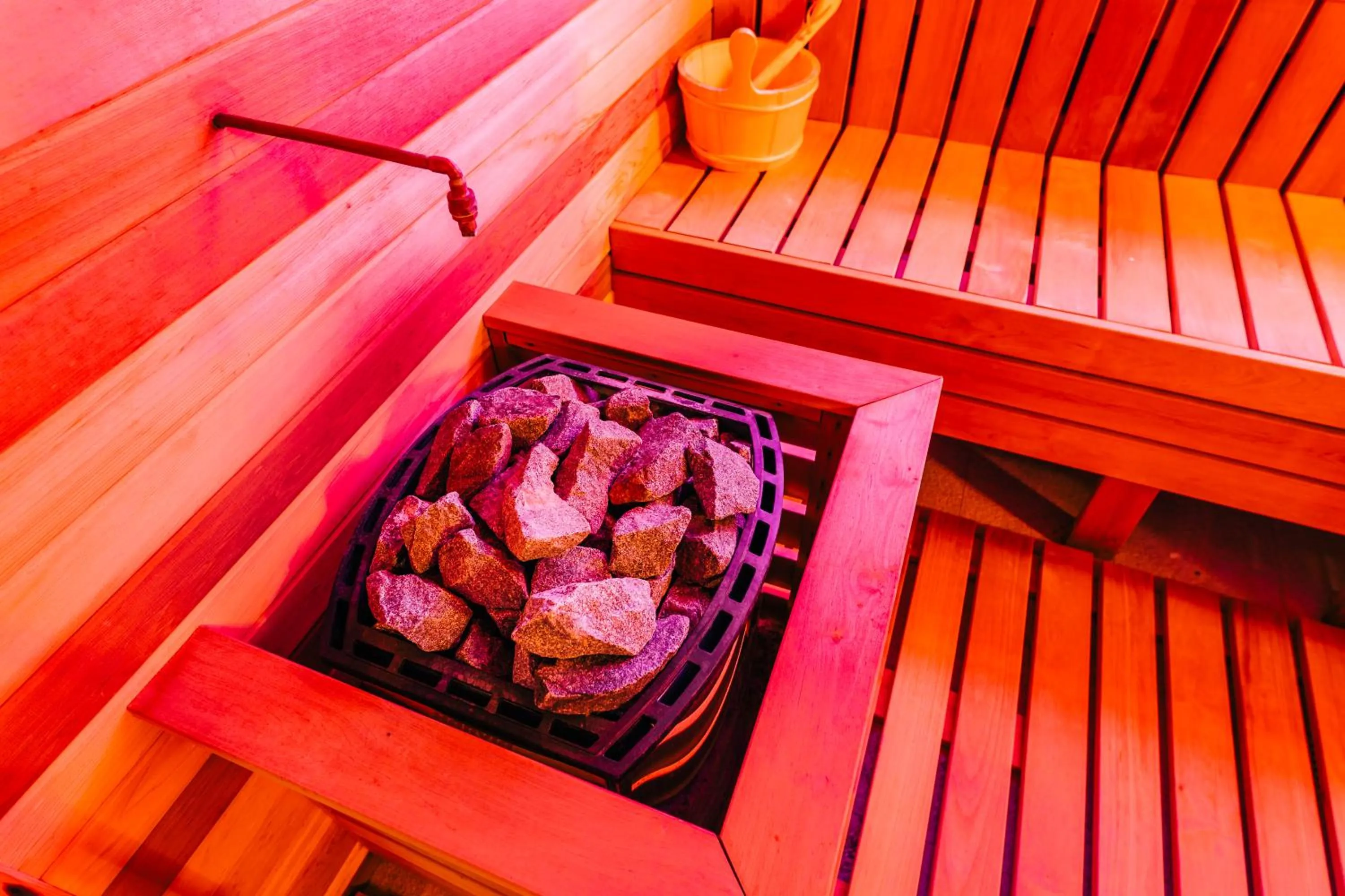 Sauna in Mandachi Hotel & SPA