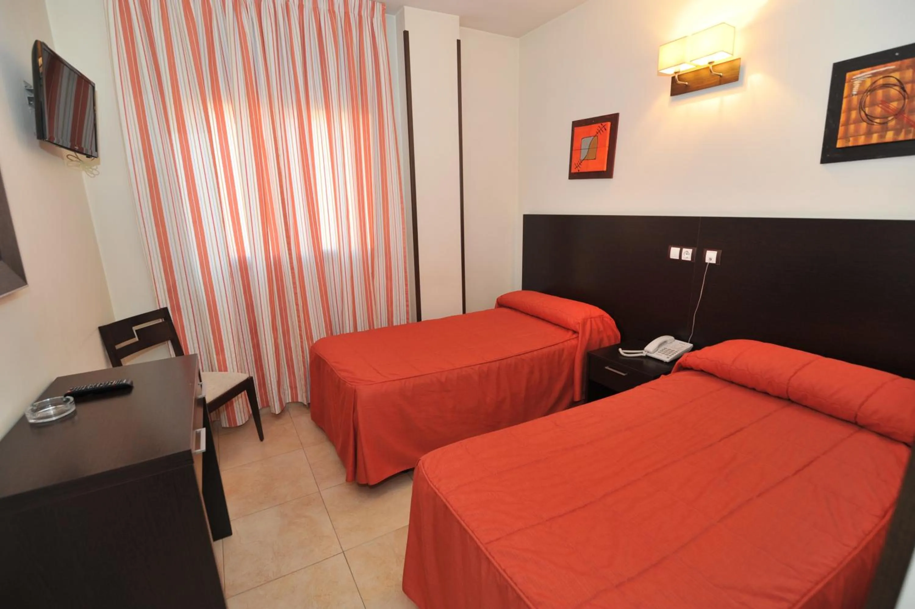 Decorative detail, Bed in Hostal Goyma III