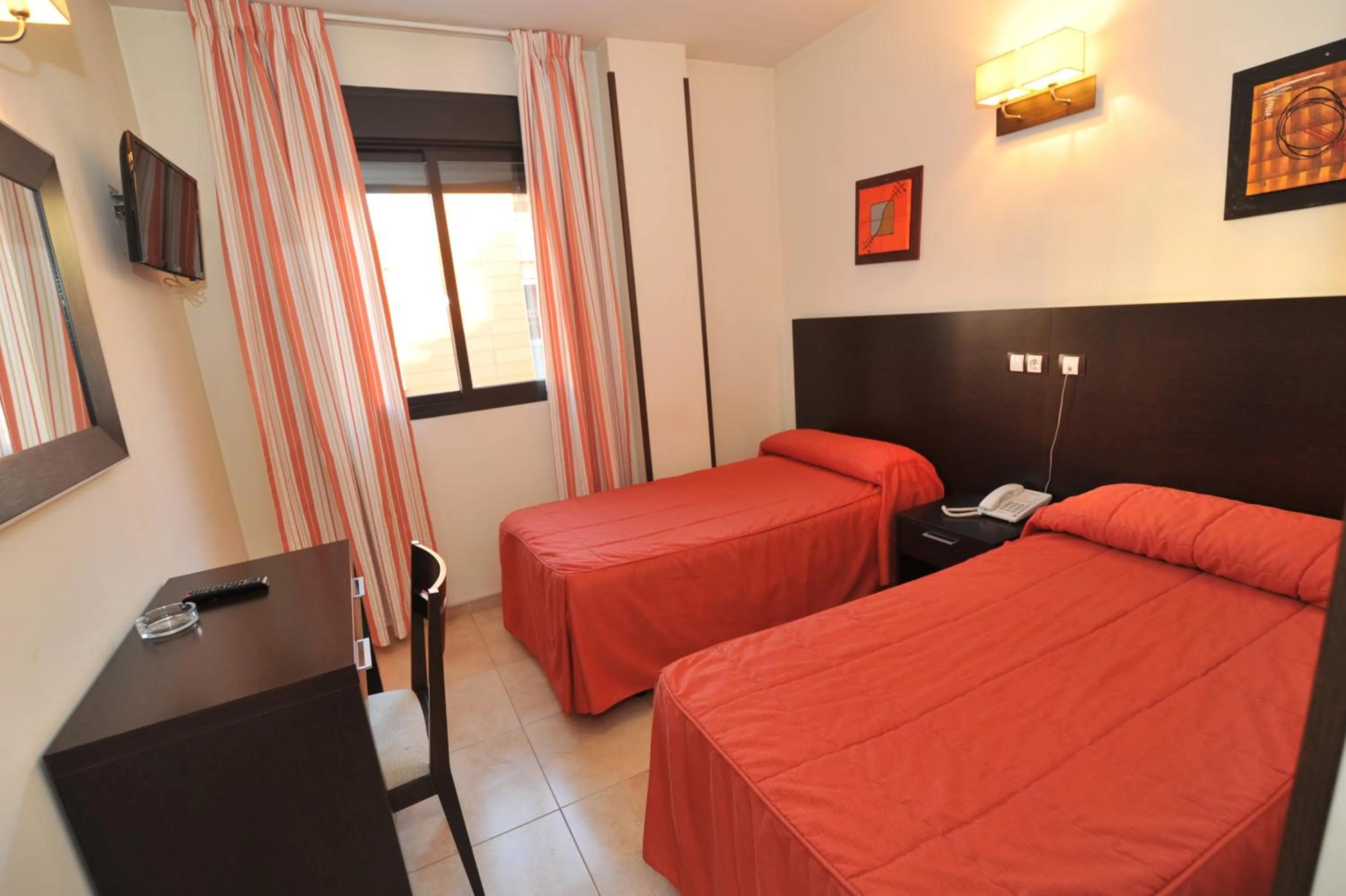 Decorative detail, Bed in Hostal Goyma III