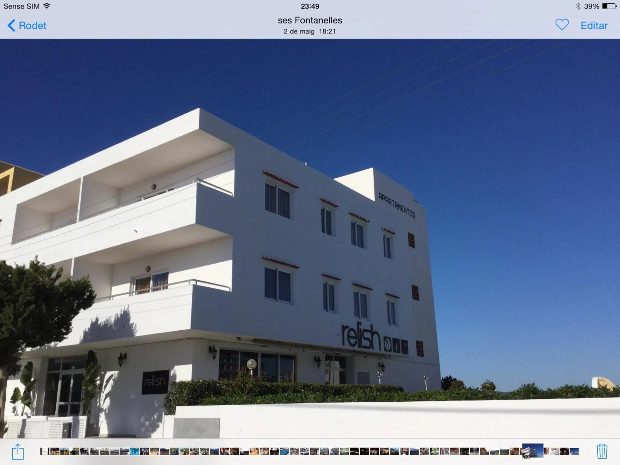 Facade/entrance in Apartamentos Alba