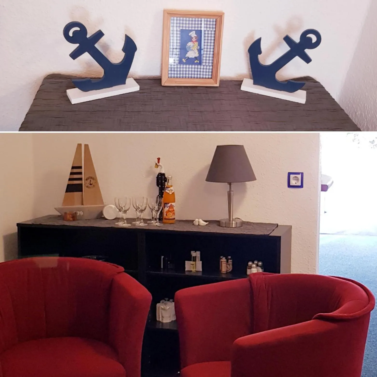 Lobby or reception in Hotel Garni