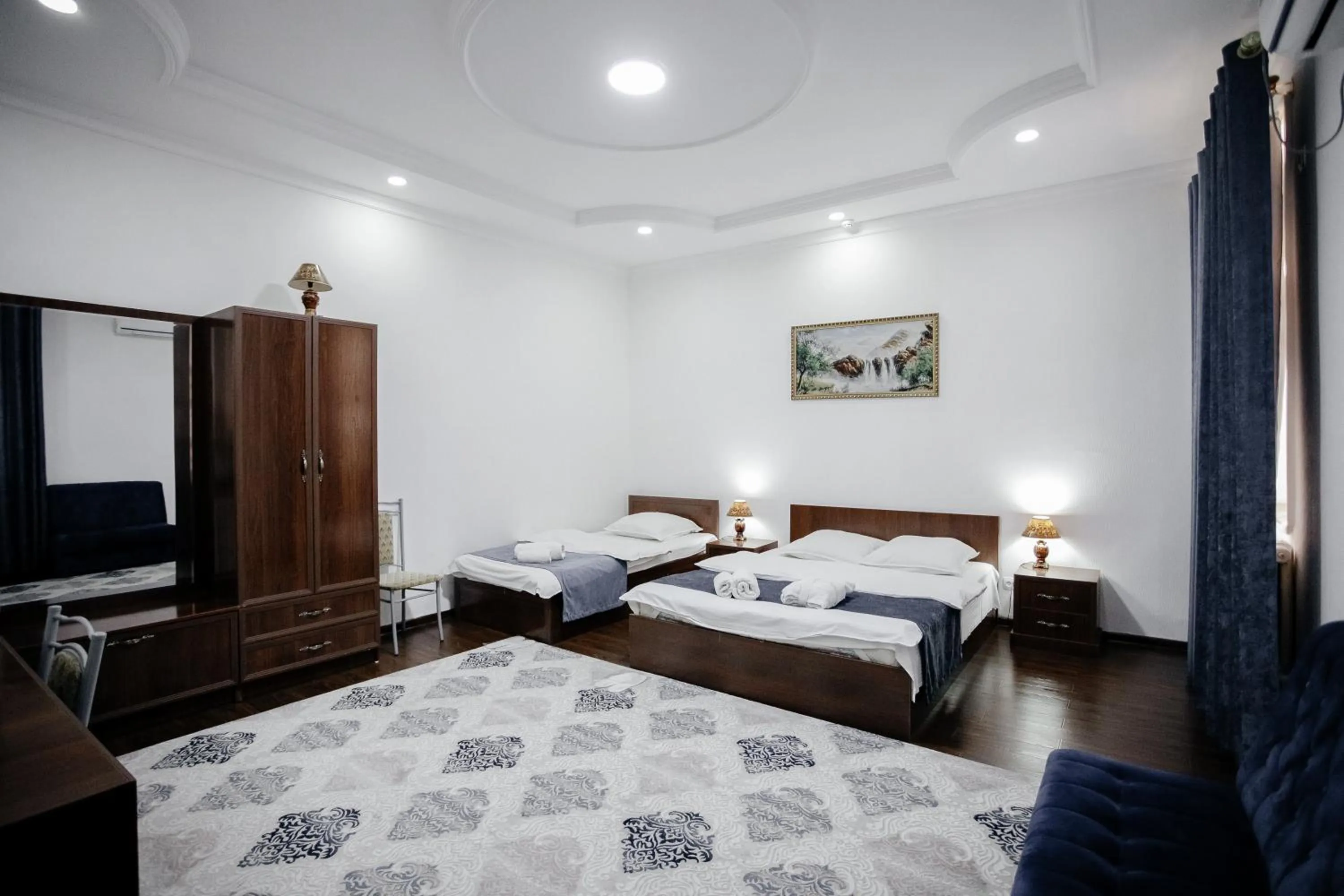 Bed in Karakalpak Palace Hotel