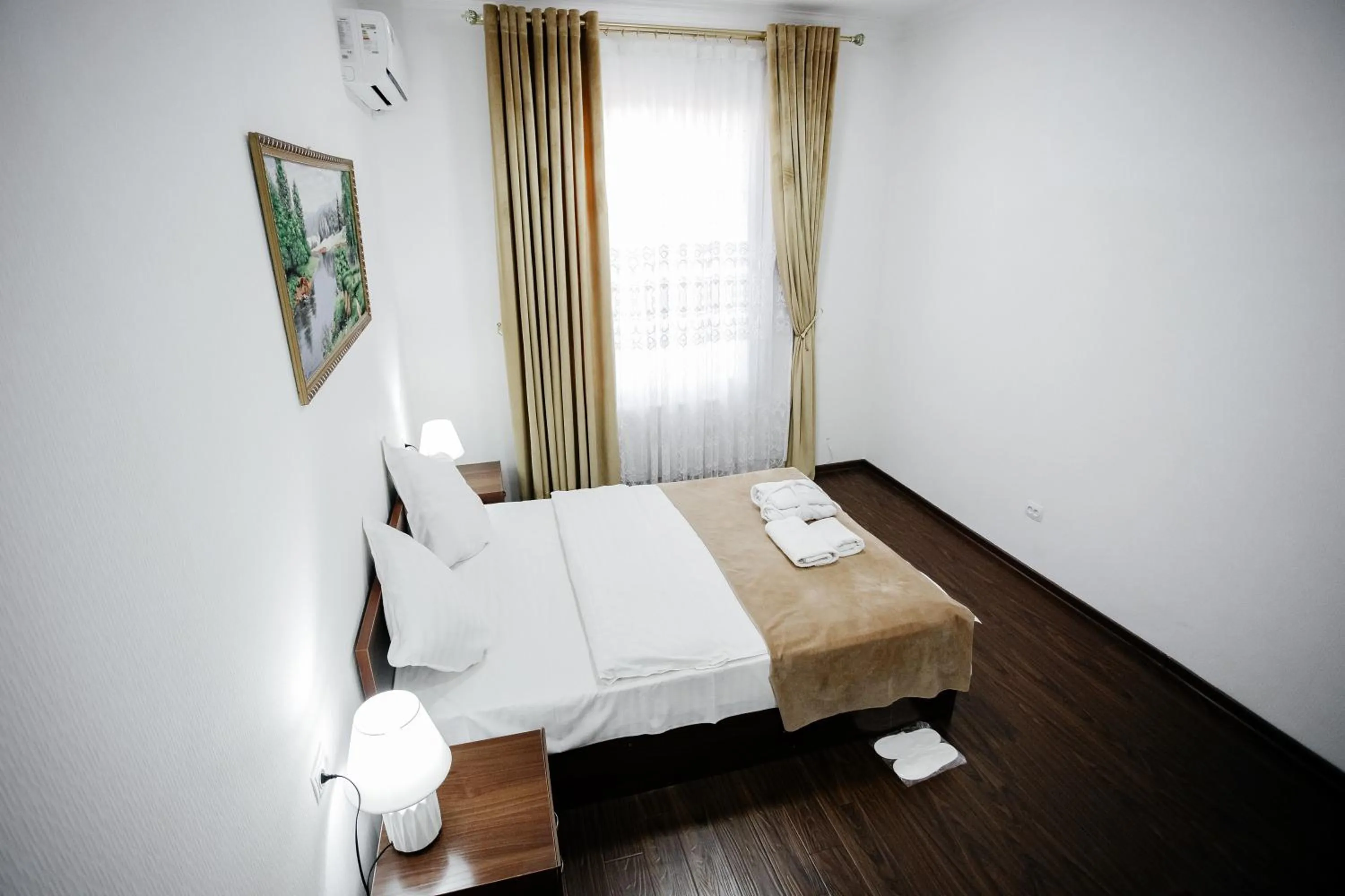 Bed in Karakalpak Palace Hotel