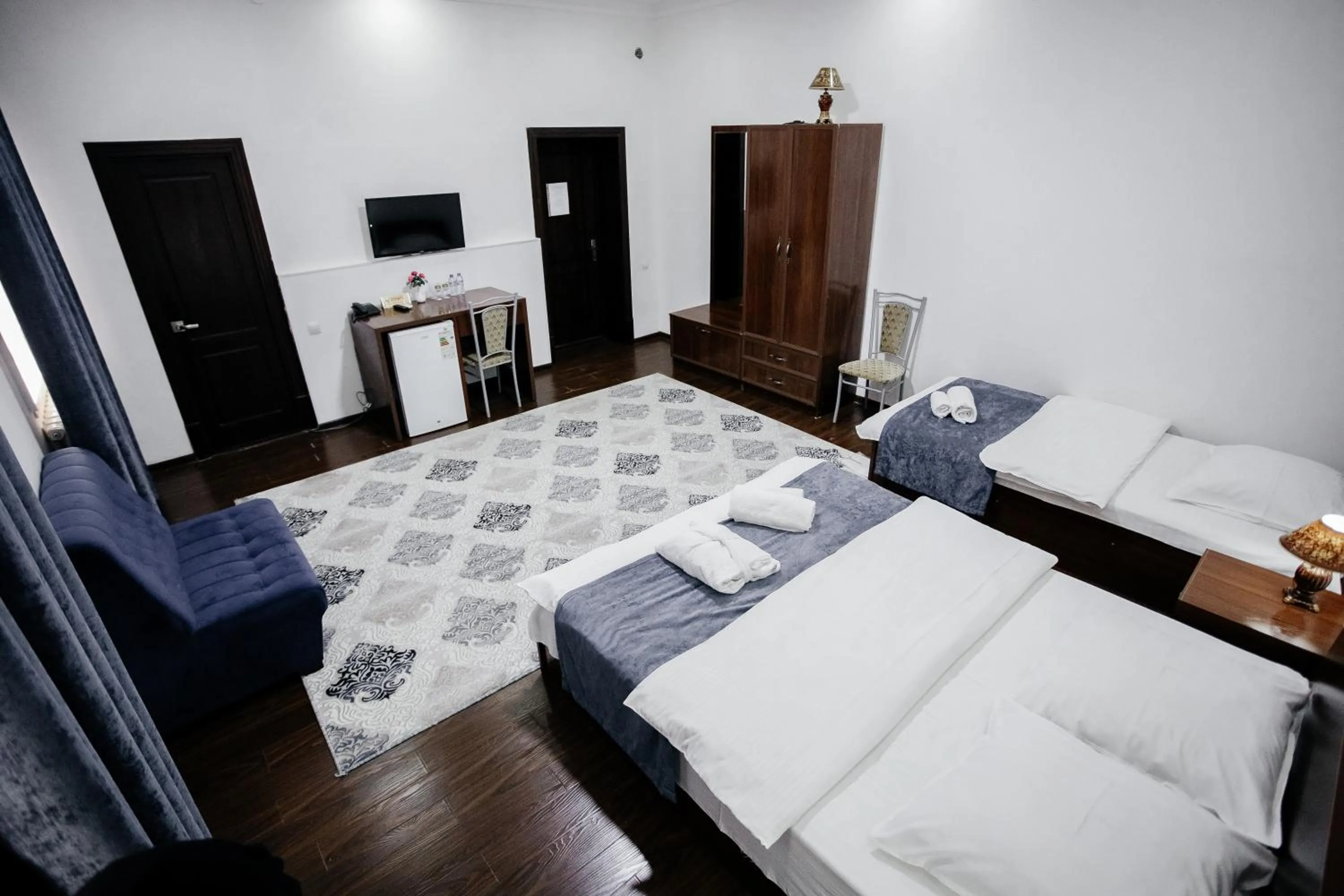 Bed in Karakalpak Palace Hotel