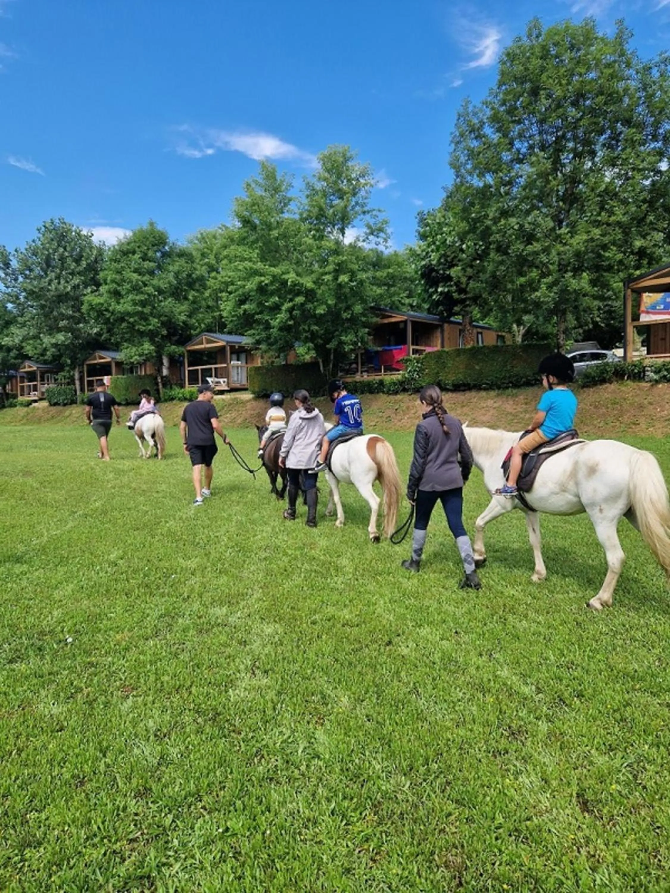 Horse-riding in Camping Marmotel