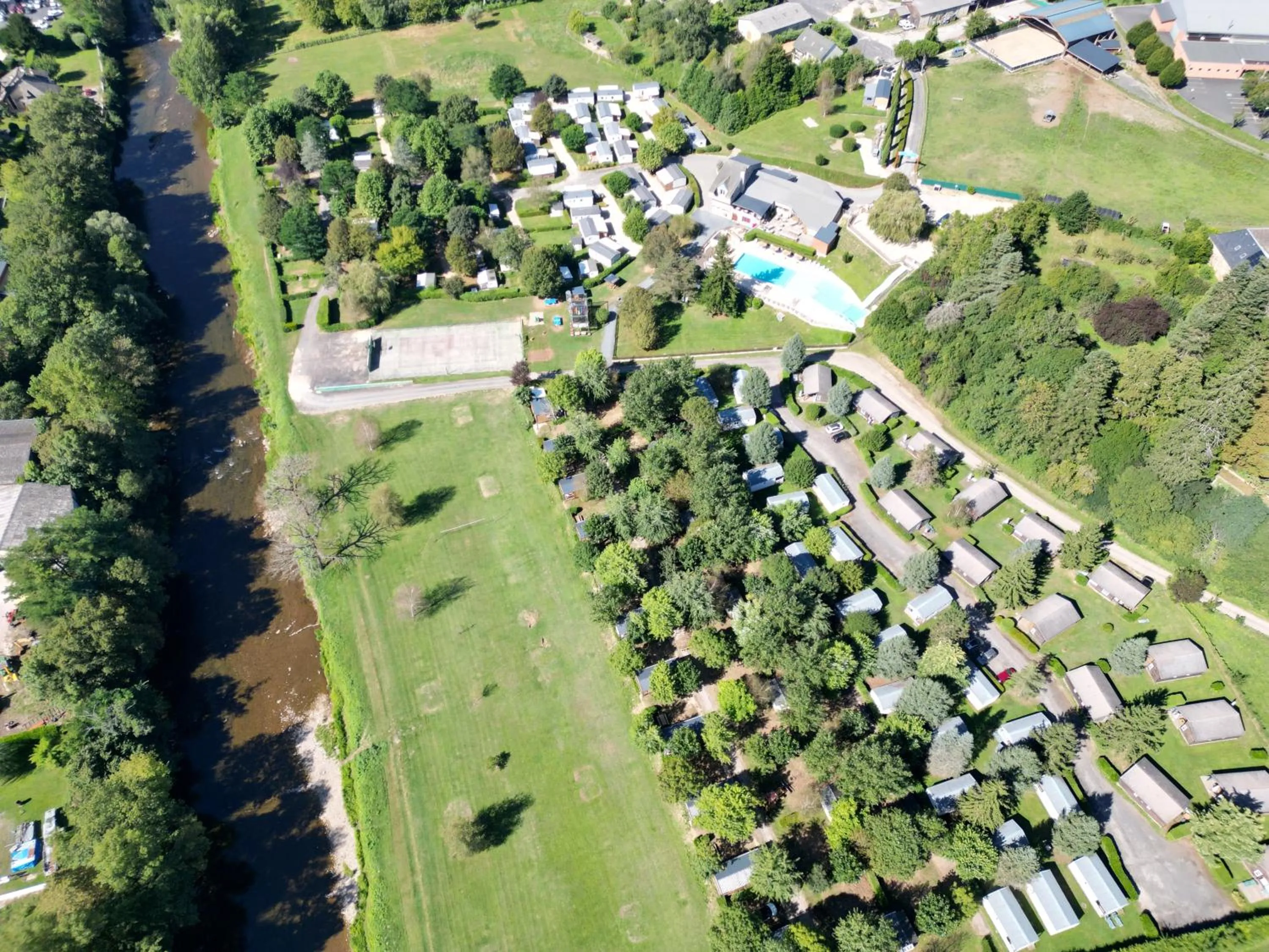 Bird's eye view in Camping Marmotel