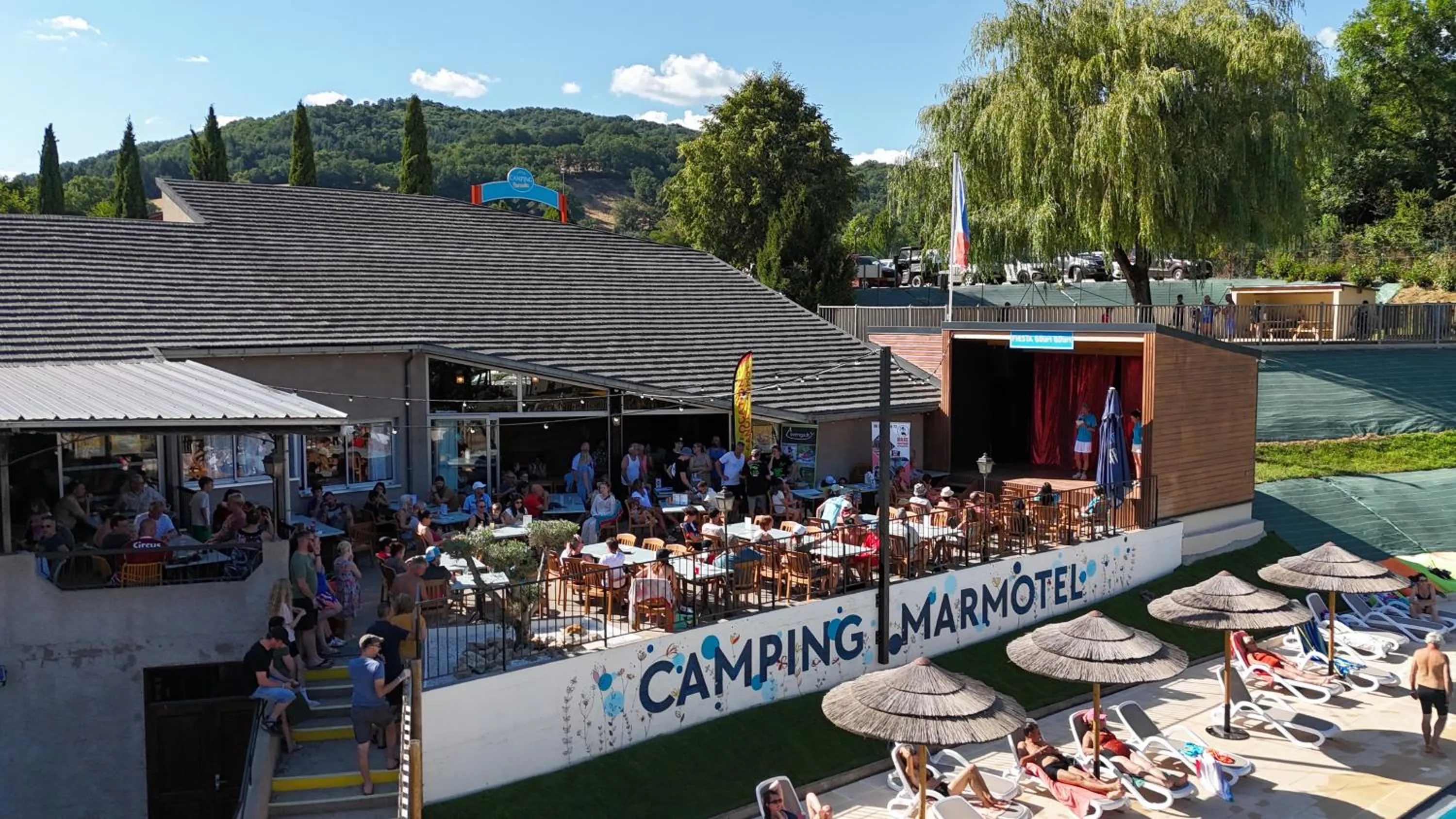 Restaurant/places to eat in Camping Marmotel