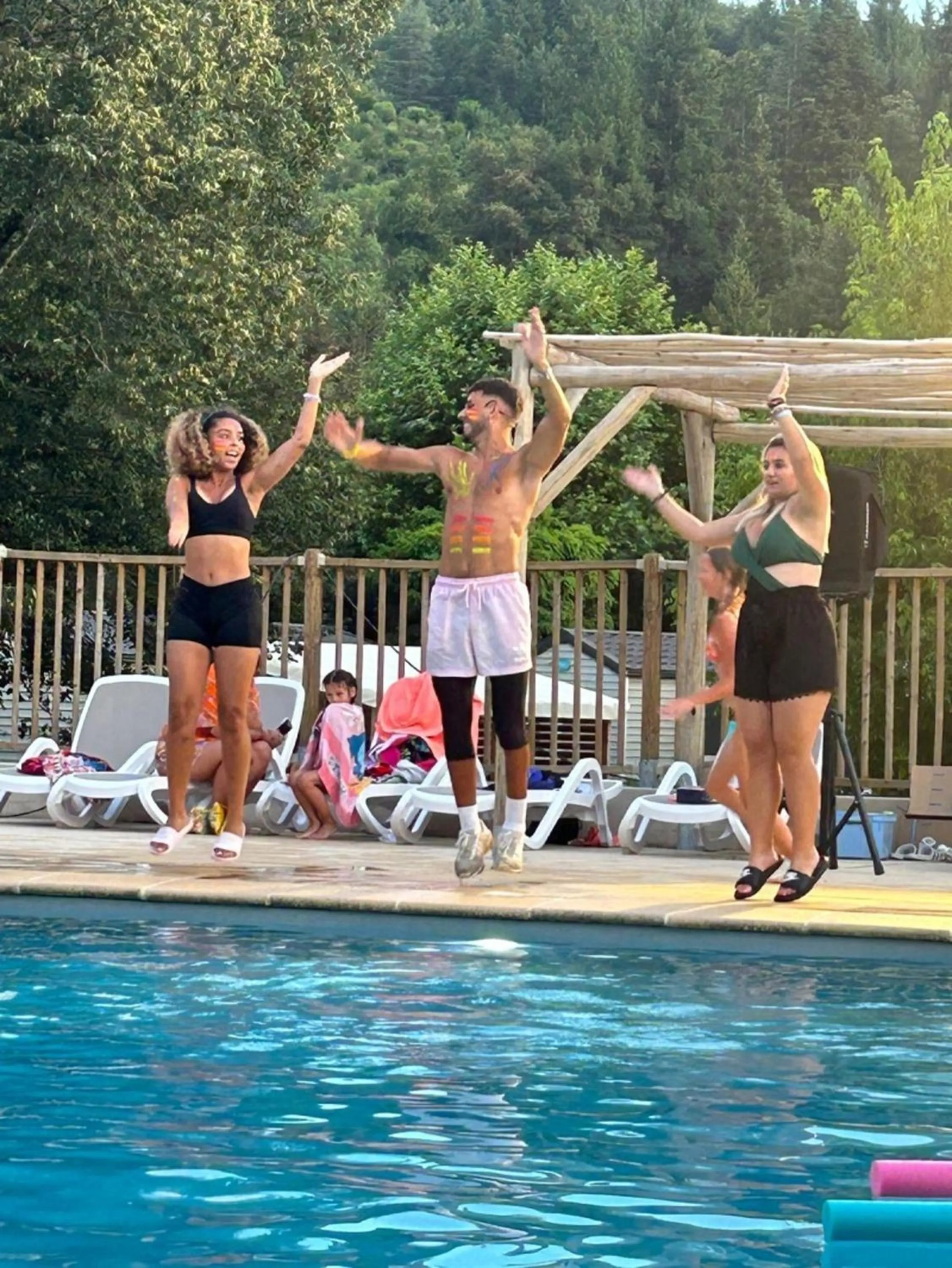 Evening entertainment in Camping Marmotel