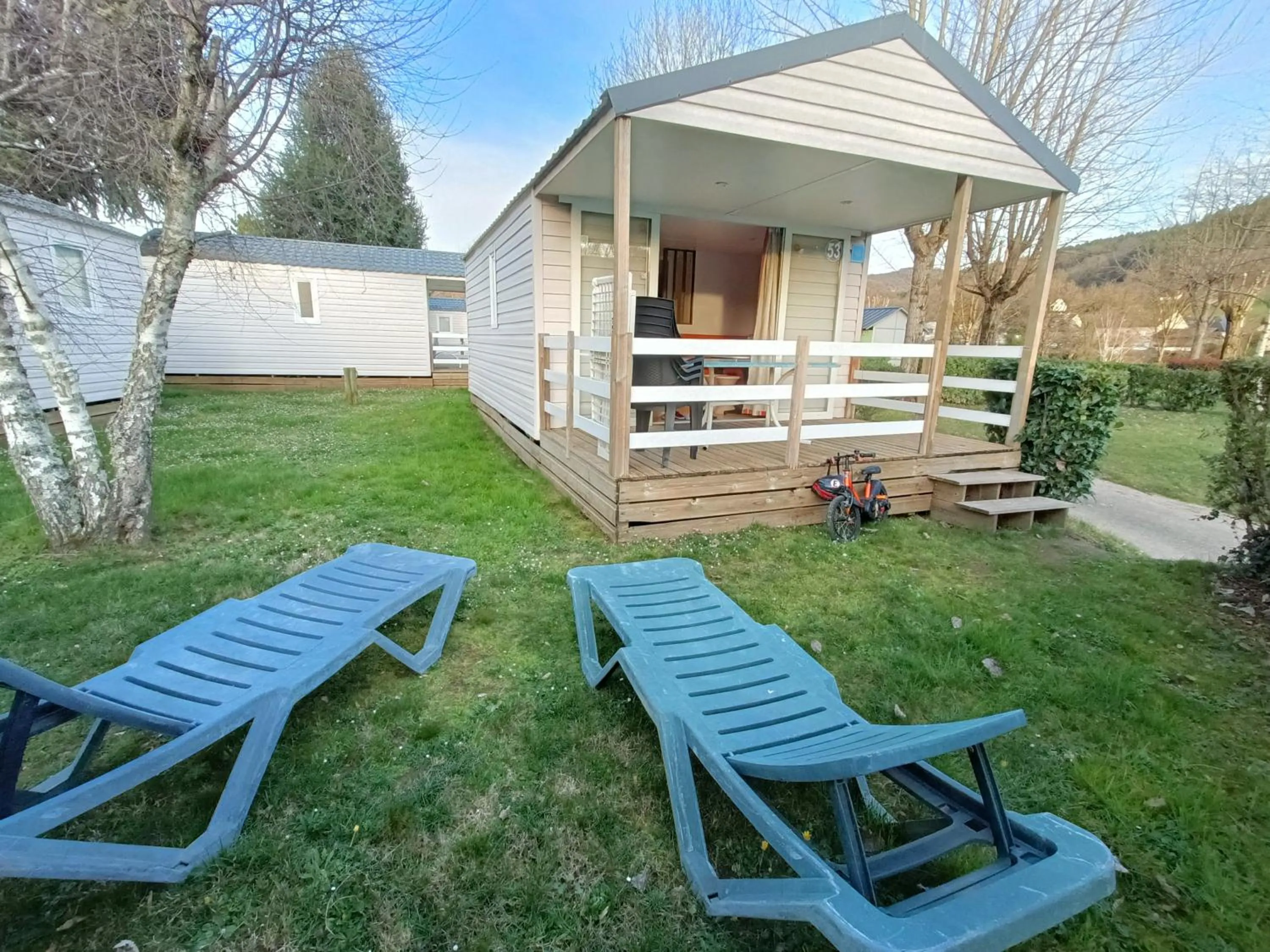 Patio in Camping Marmotel