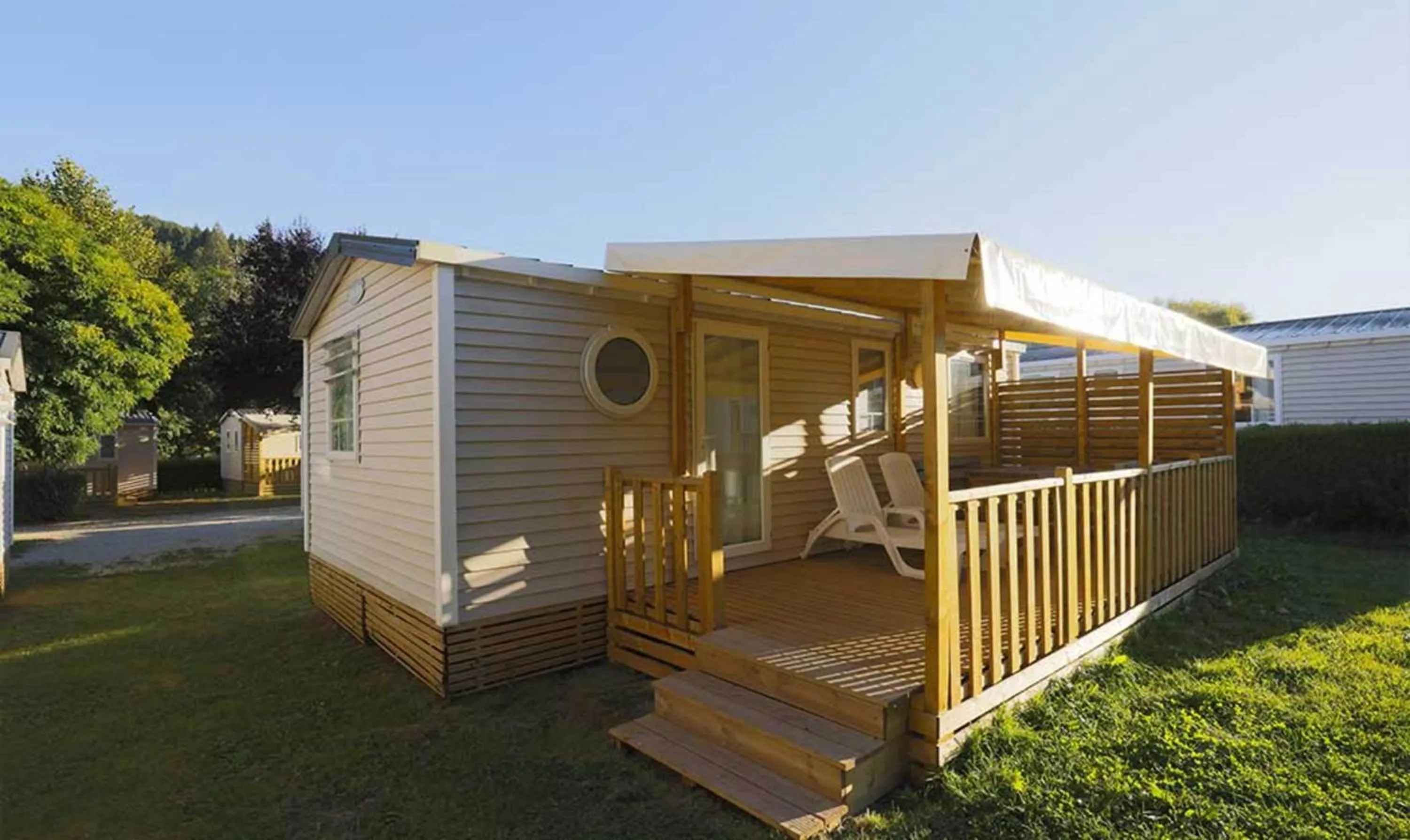 Patio in Camping Marmotel