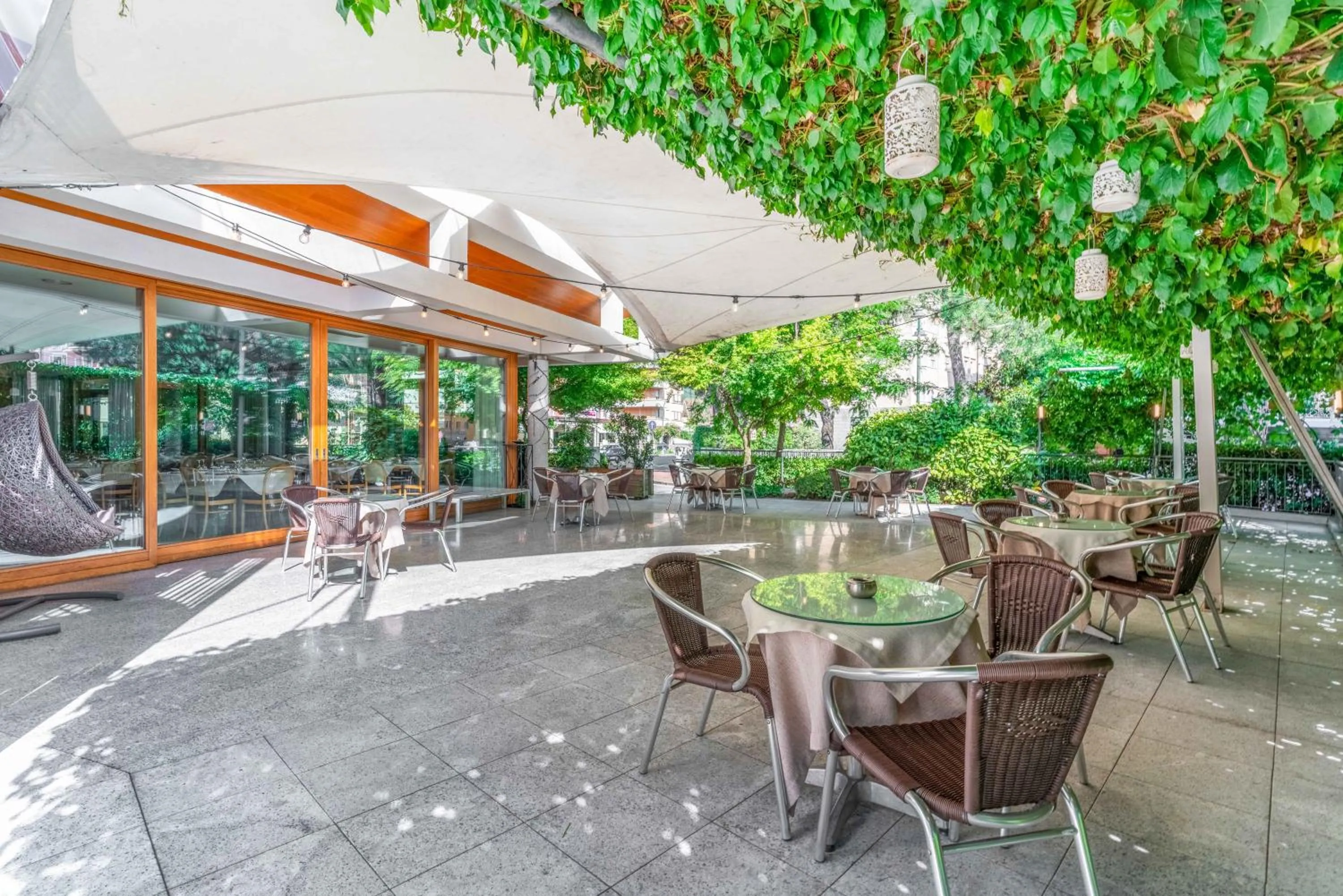 Patio in Albergo Sorriso