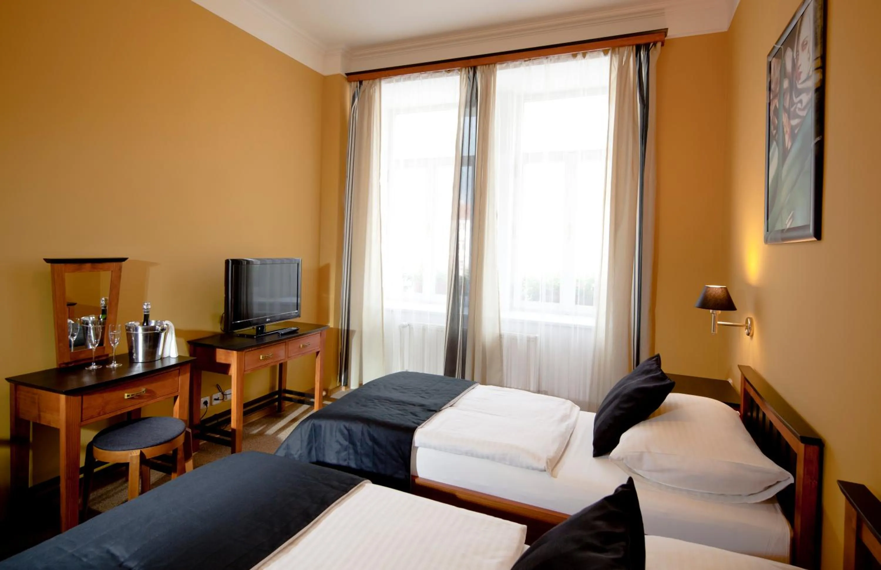 Bed in Hotel Havel