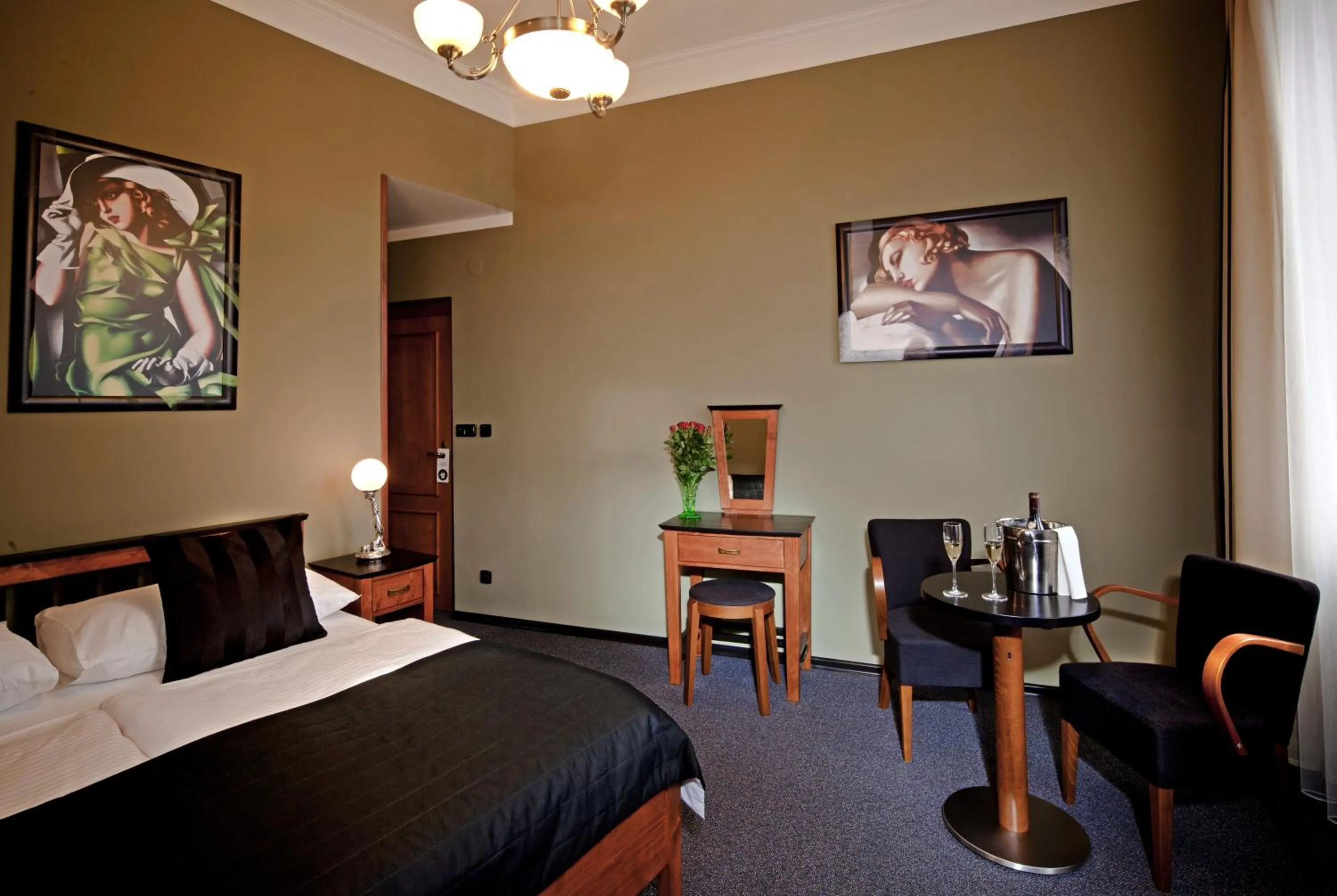 Bed in Hotel Havel
