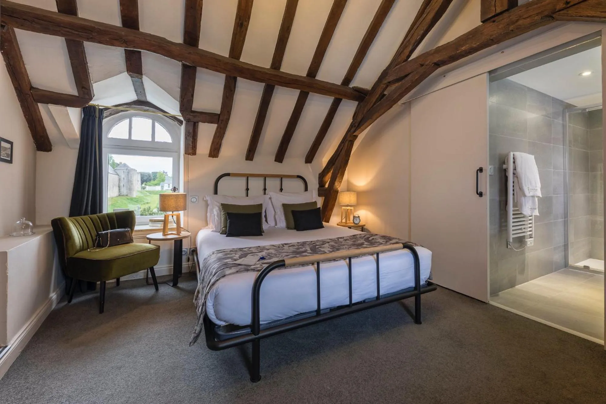 Bedroom, Bed in Le Général d'Elbée Hotel & Spa - Teritoria