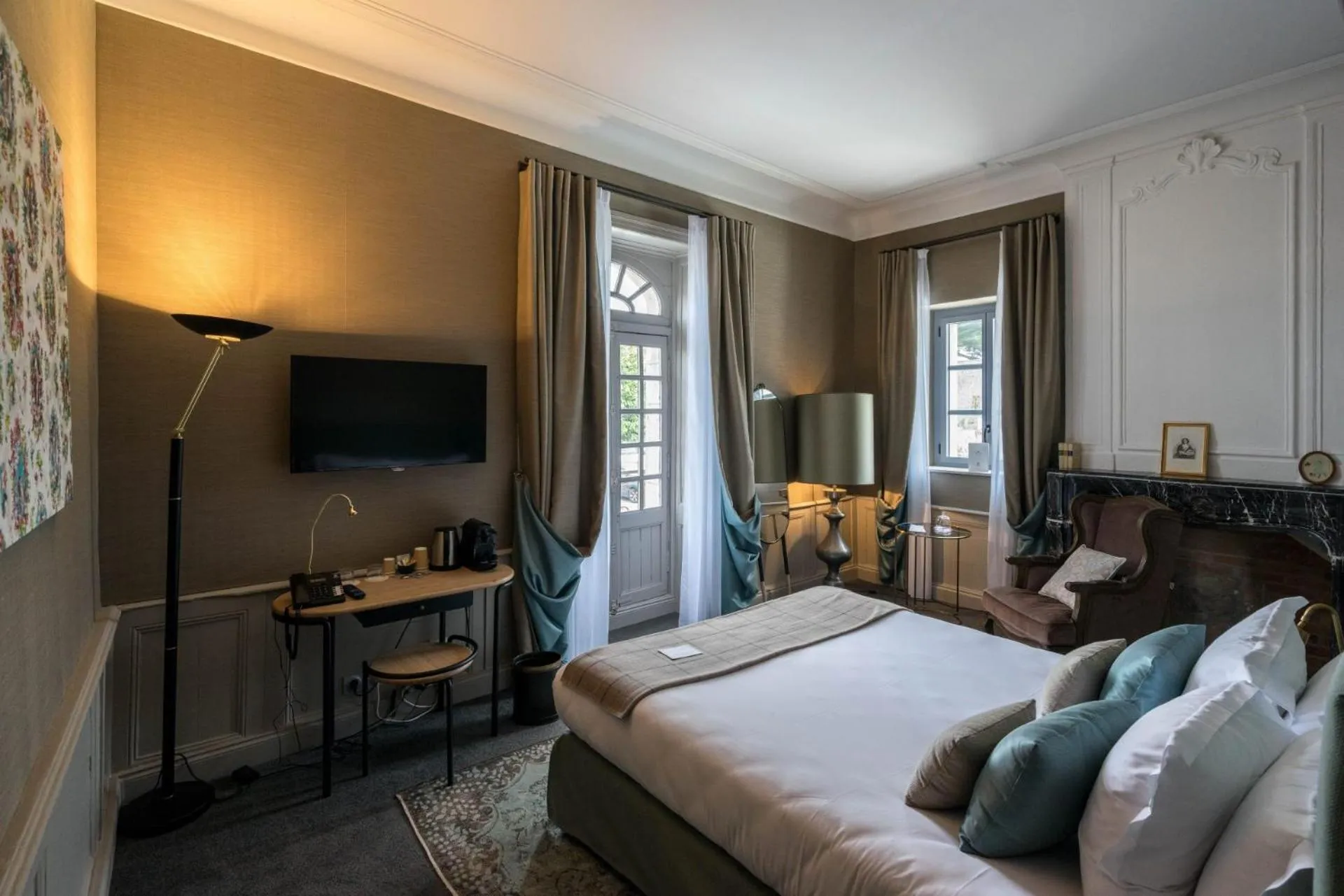 Bedroom, Bed in Le Général d'Elbée Hotel & Spa - Teritoria