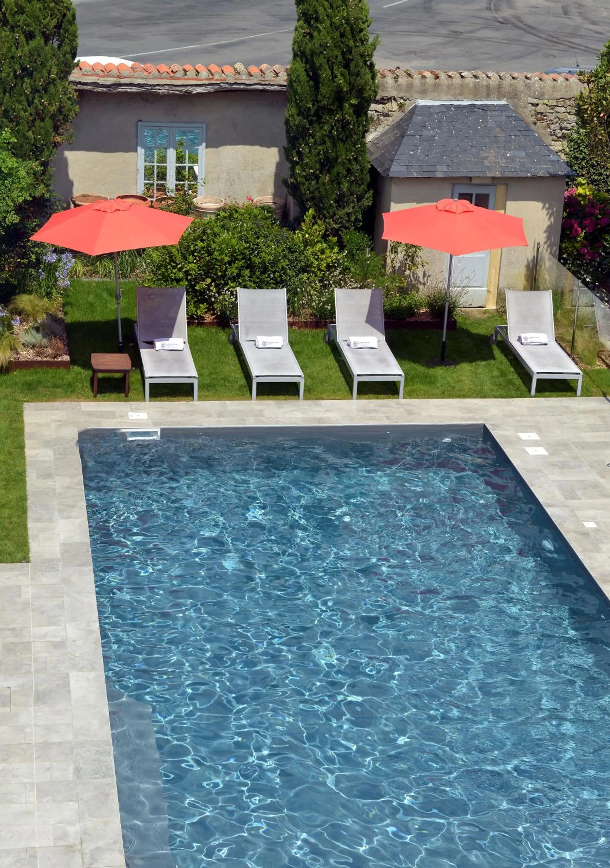 Pool view in Le Général d'Elbée Hotel & Spa - Teritoria