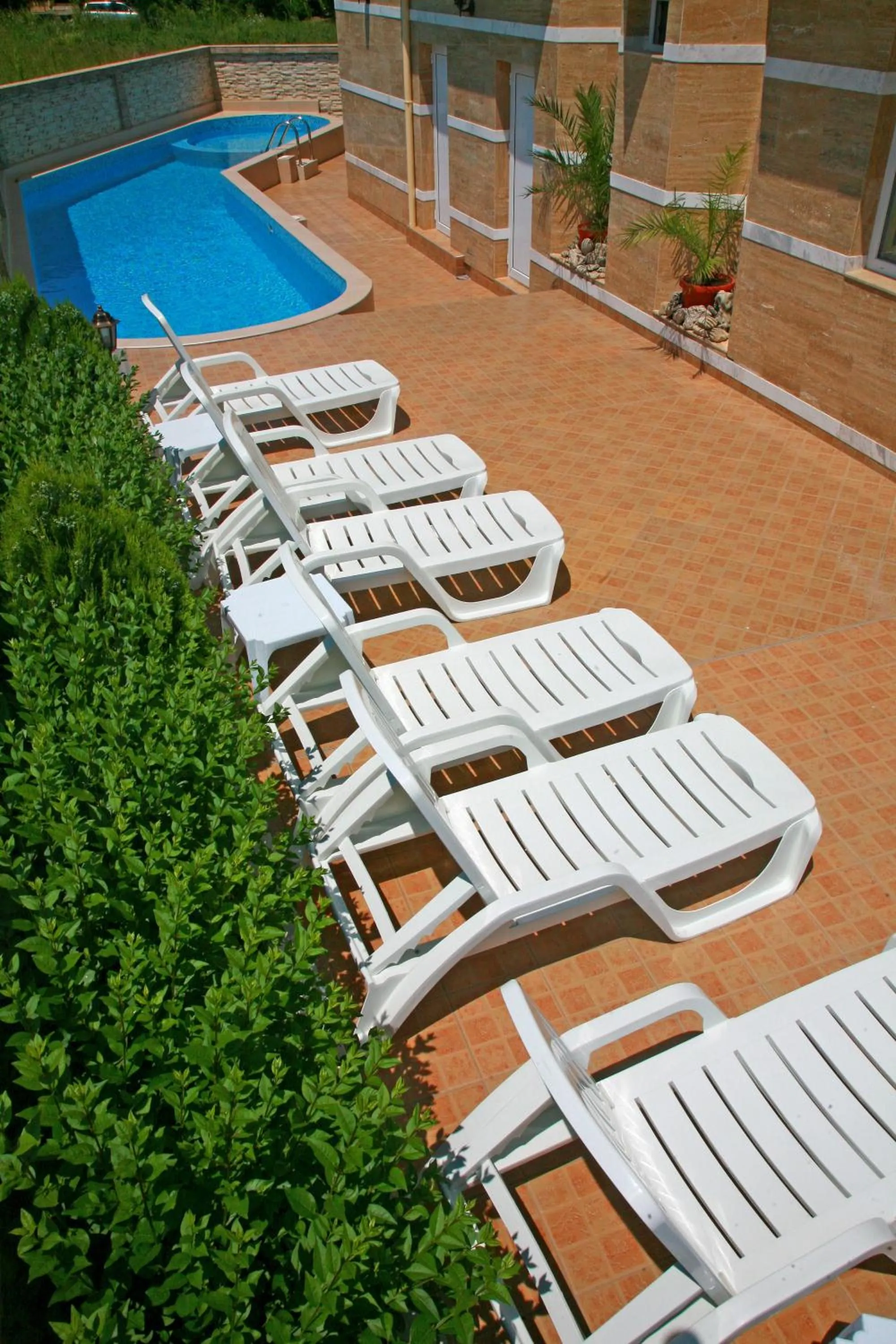 Patio in Hotel Luxor