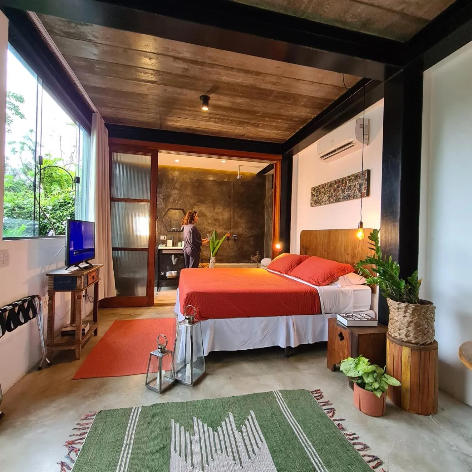 Bed in Vila Bambu Ilhabela, Santa Tereza