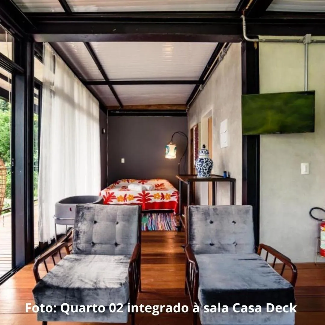 Bed in Vila Bambu Ilhabela, Santa Tereza