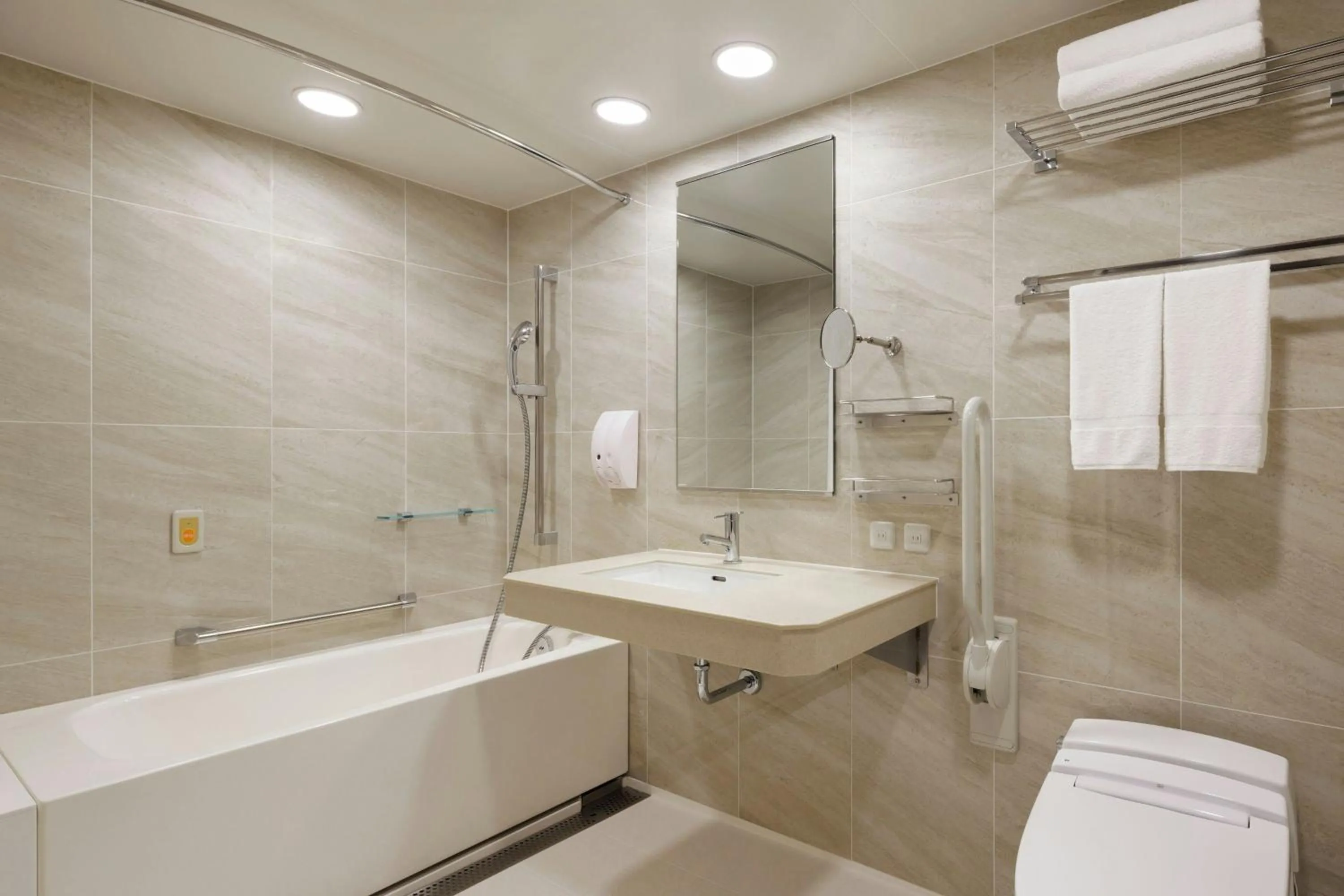 Bathroom in Four Points Flex by Sheraton Hakodate Station