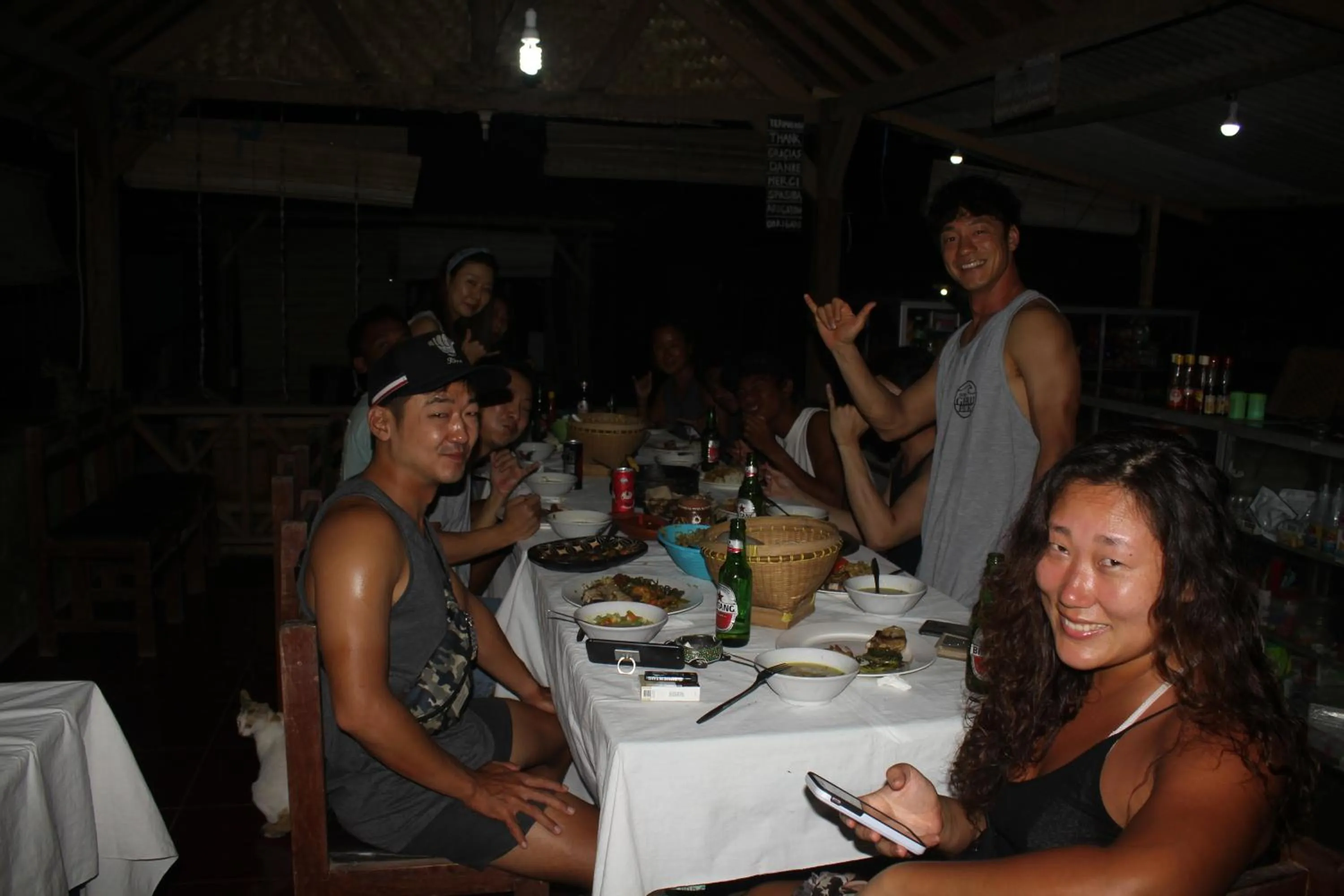 Dinner in Duyung Rooms & Resto Gerupuk