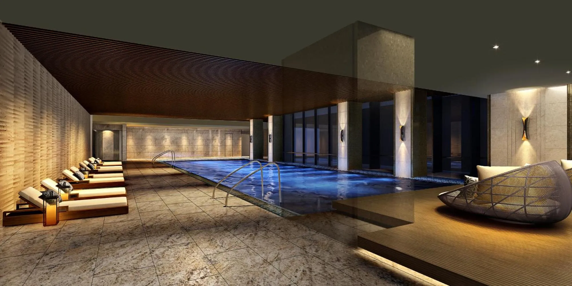 Swimming pool in Jeurong Hotel Shanghai